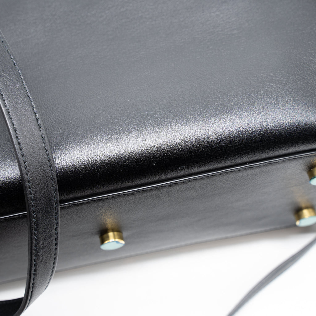 saint-laurent-cabas-tote-calfskin-black-ghw