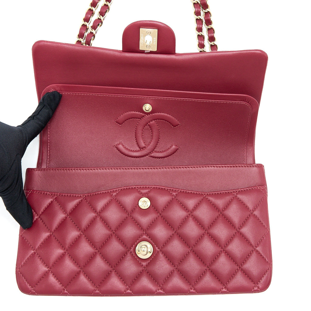 copy-of-chanel-medium-classic-flap-bag-lambskin-dark-red-lghw-microchip