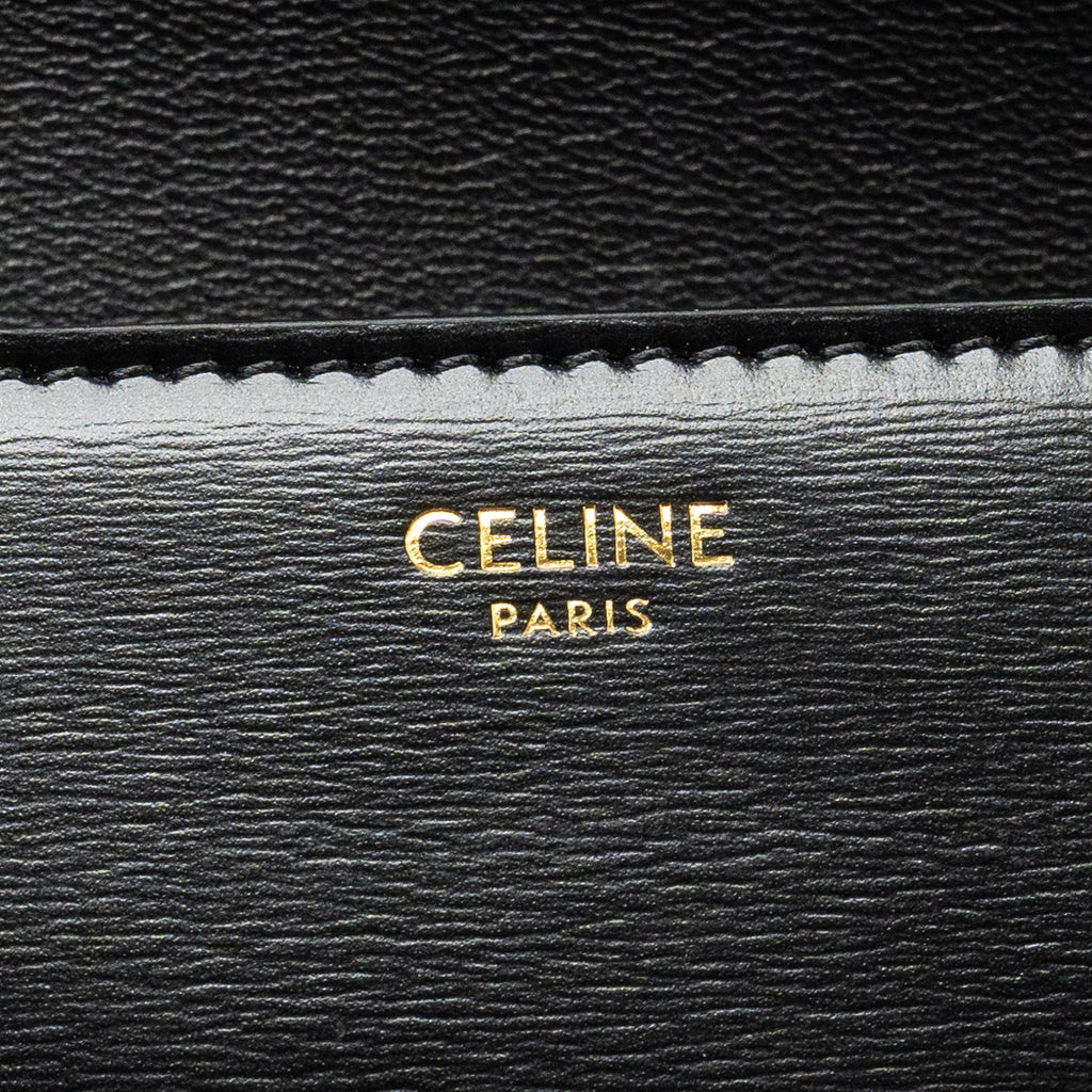 celine-triomphe-shoulder-bag-shiny-calfskin-black-ghw-1