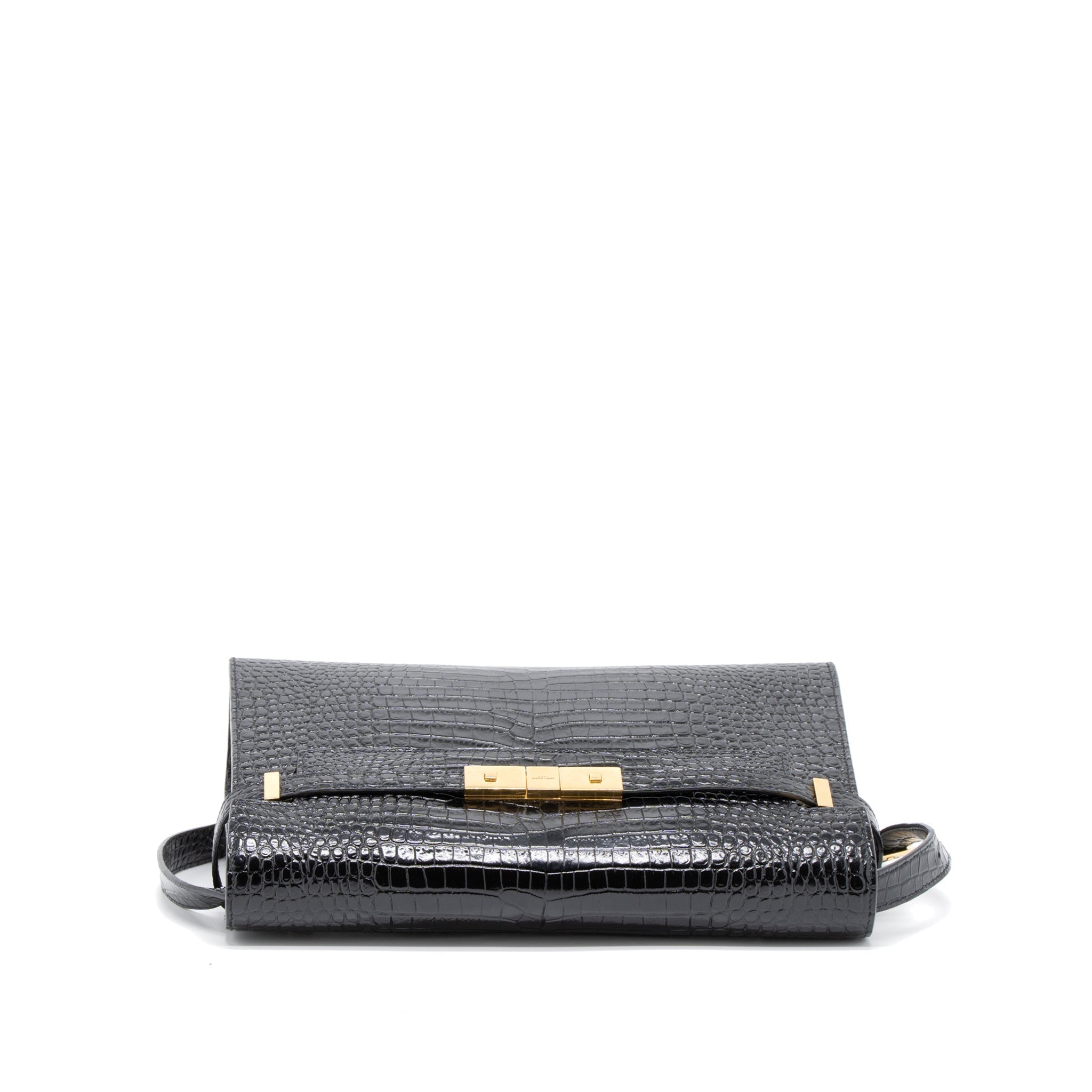 saint-laurent-manhattan-shoulder-bag-crocodile-embossed-black-ghw