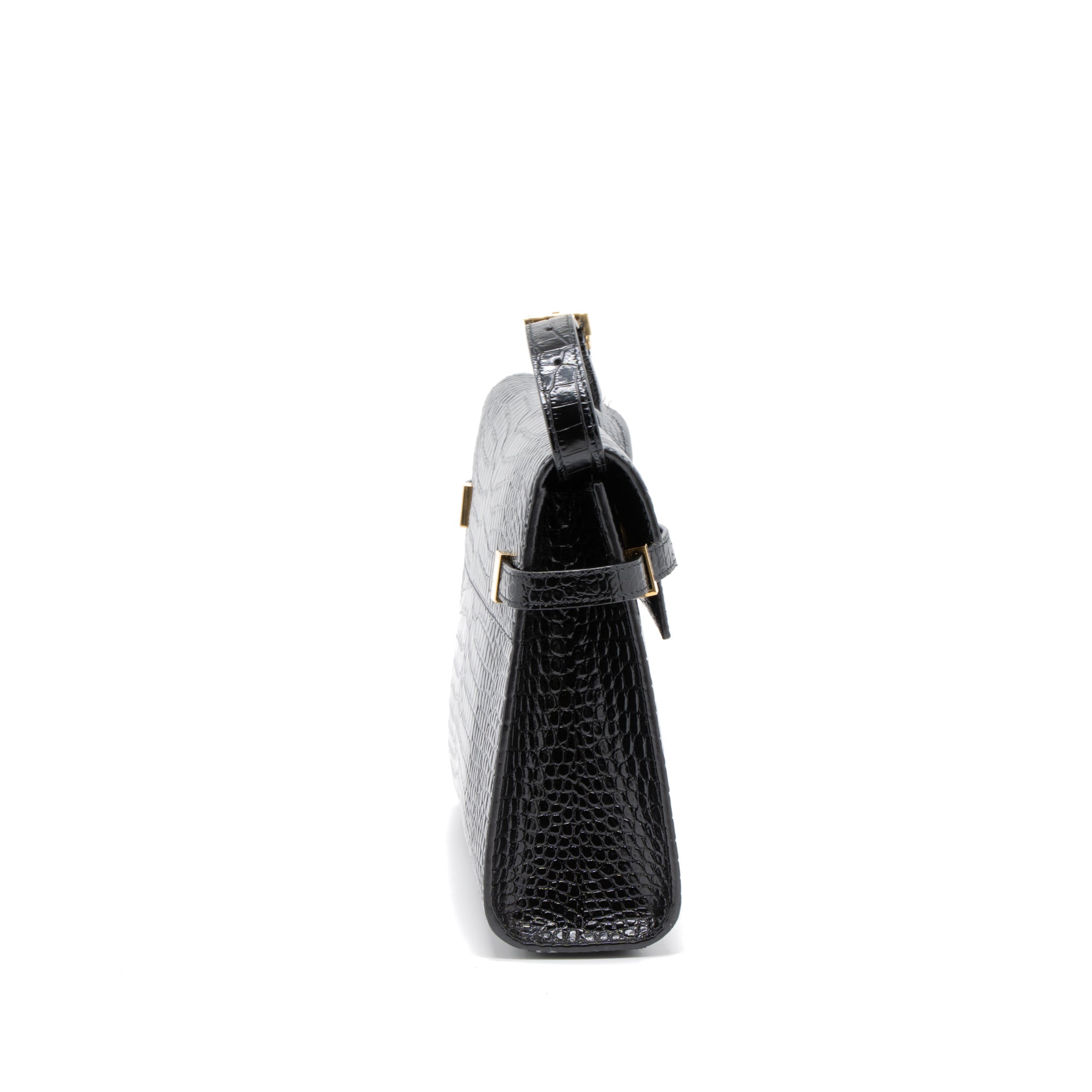saint-laurent-manhattan-shoulder-bag-crocodile-embossed-black-ghw
