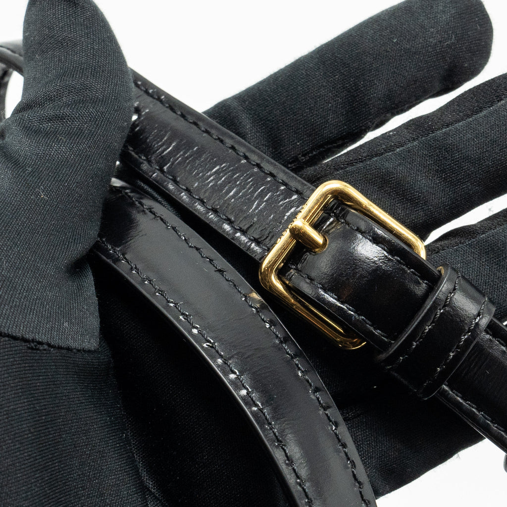 celine-triomphe-shoulder-bag-shiny-calfskin-black-ghw-1