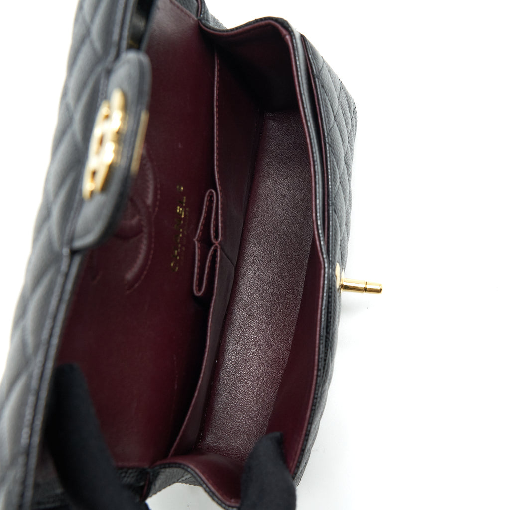 chanel-small-classic-double-flap-caviar-black-ghw-1