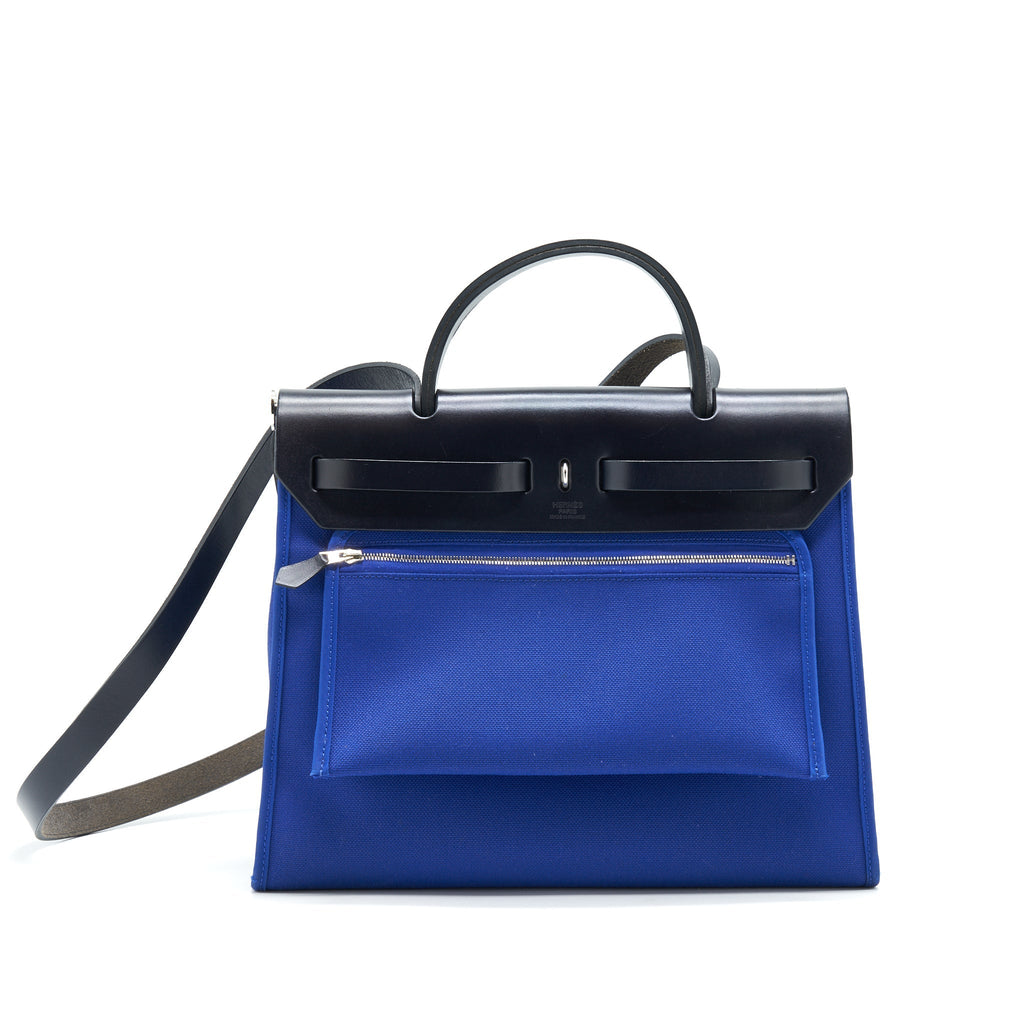 hermes-herbag-zip-31-bag-blue-electrique-black-shw