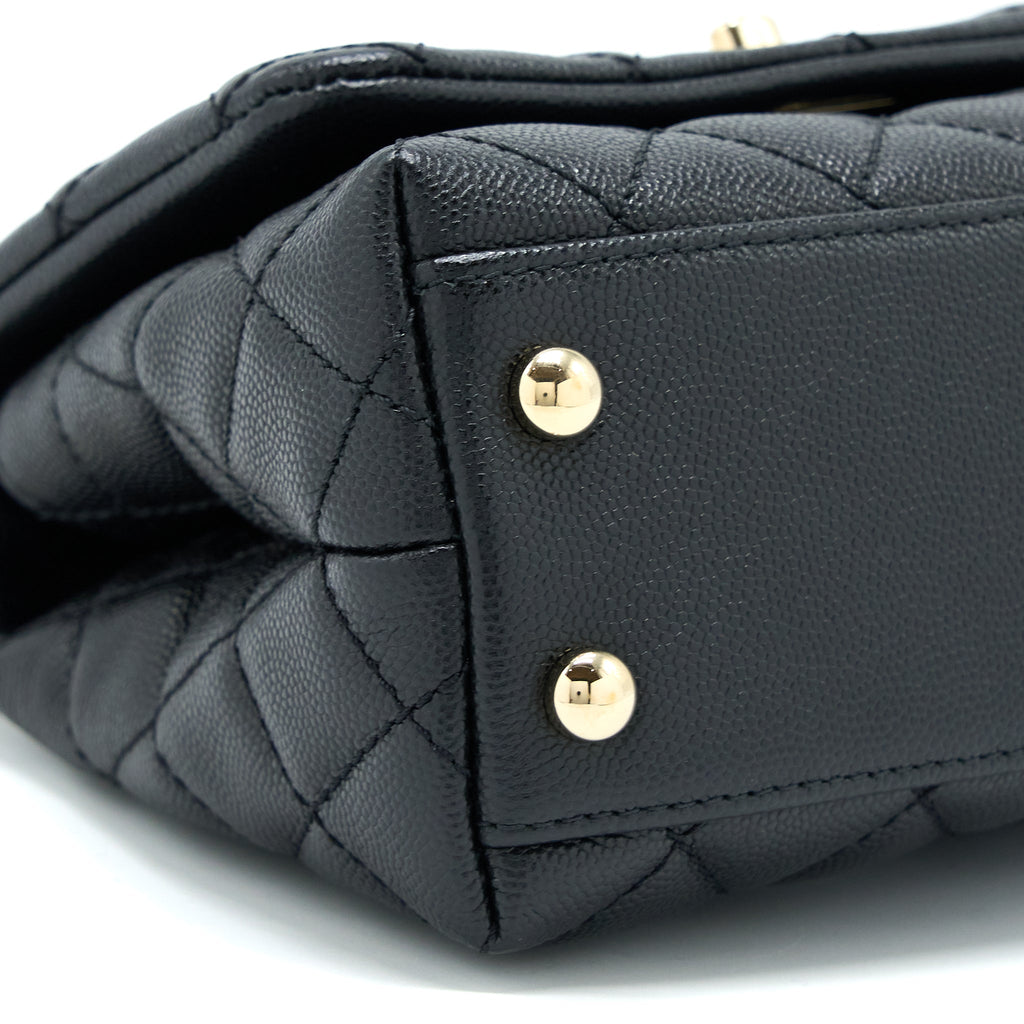 chanel-extra-mini-coco-handle-caviar-black-lghw
