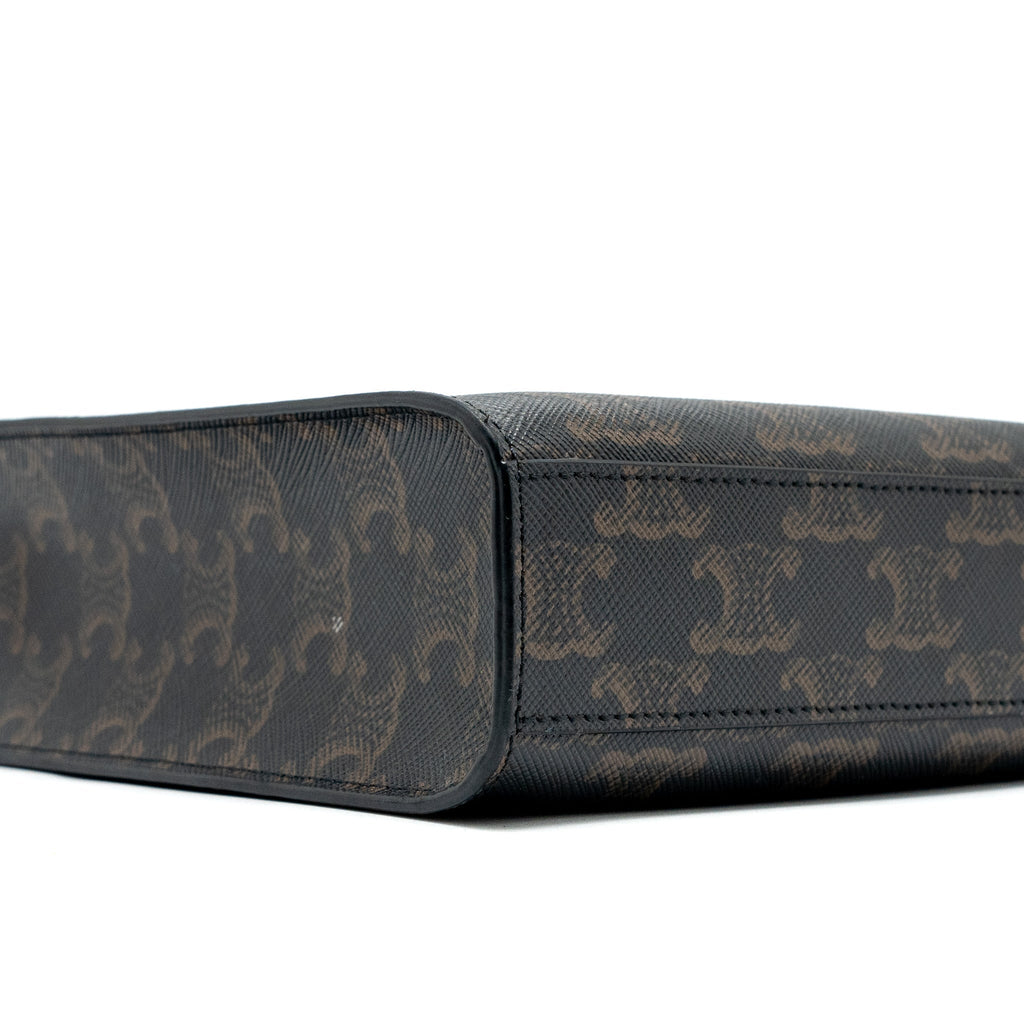celine-mini-vertical-cabas-triomphe-canvas-brown-ghw