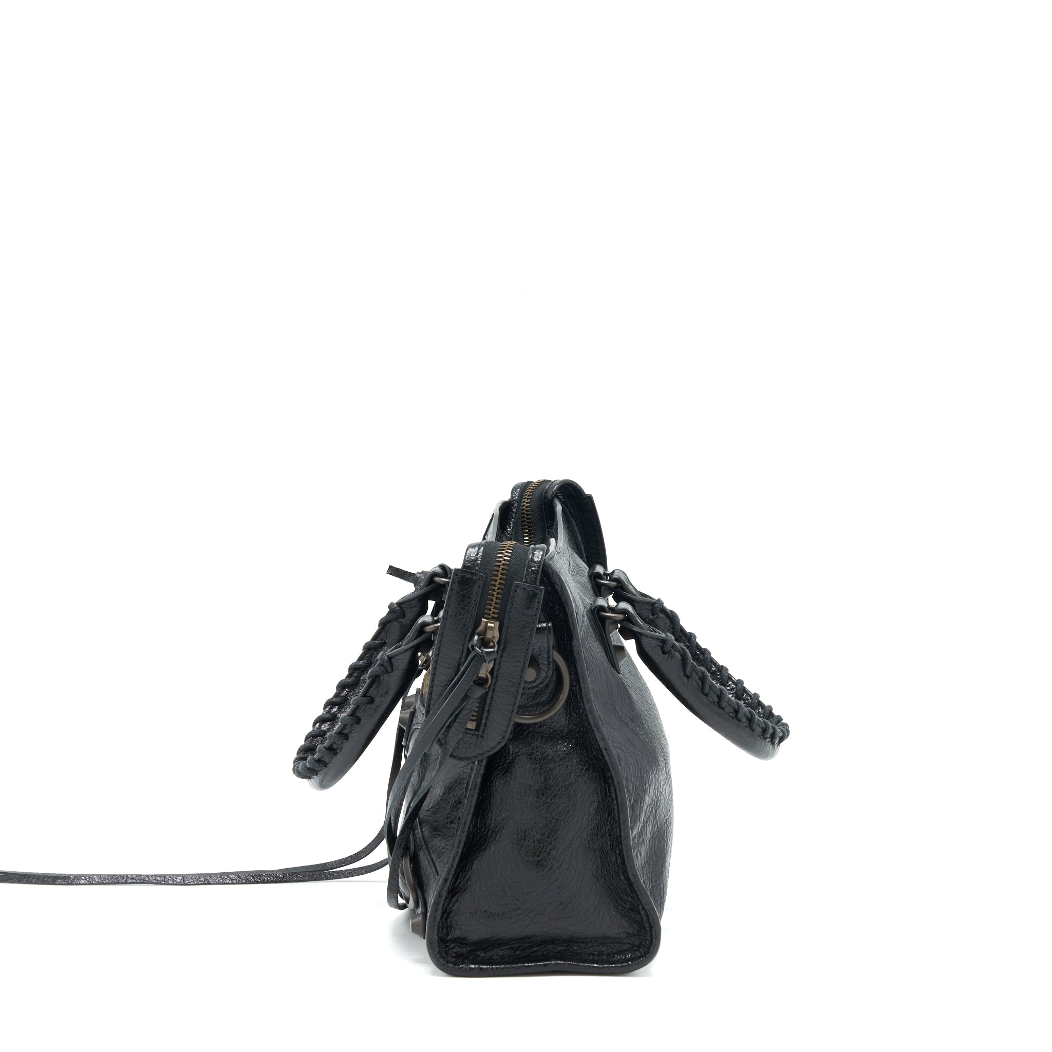 balenciaga-small-classic-city-crossbody-bag-black-with-logo-print-strap