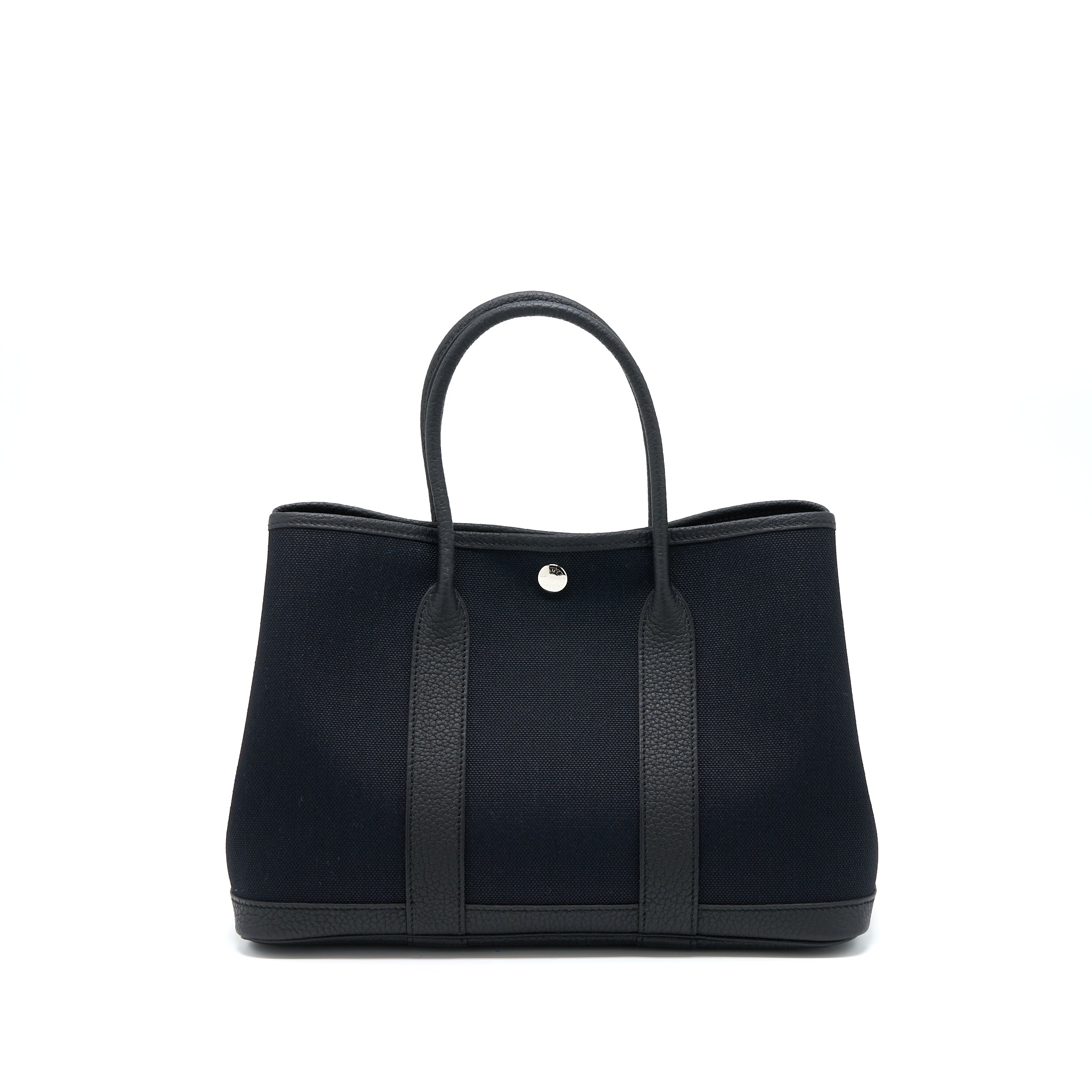 hermes-garden-party-30-canvas-leather-black-shw-stamp-u