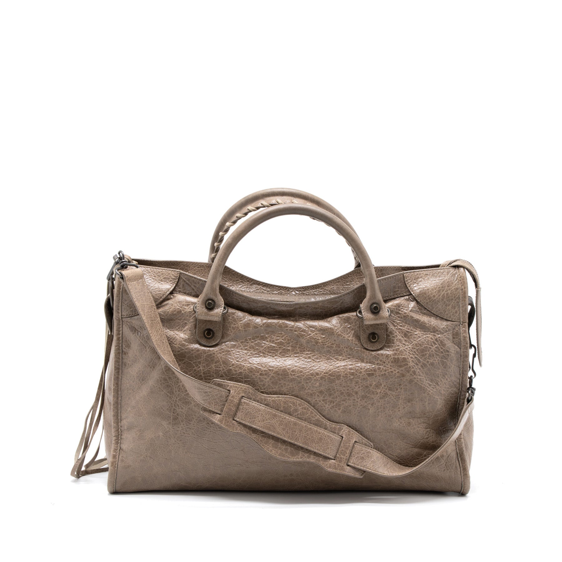 balenciaga-classic-city-bag-light-brown-ruthenium-hardware
