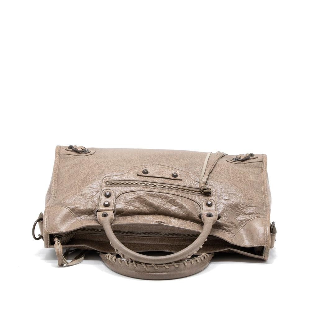 balenciaga-classic-city-bag-light-brown-ruthenium-hardware