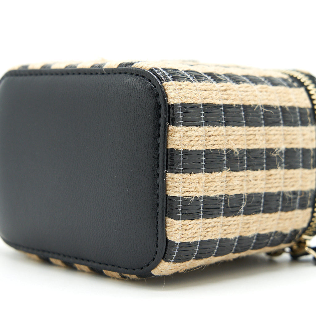 chanel-small-vanity-with-chain-raffia-black-beige-stripe