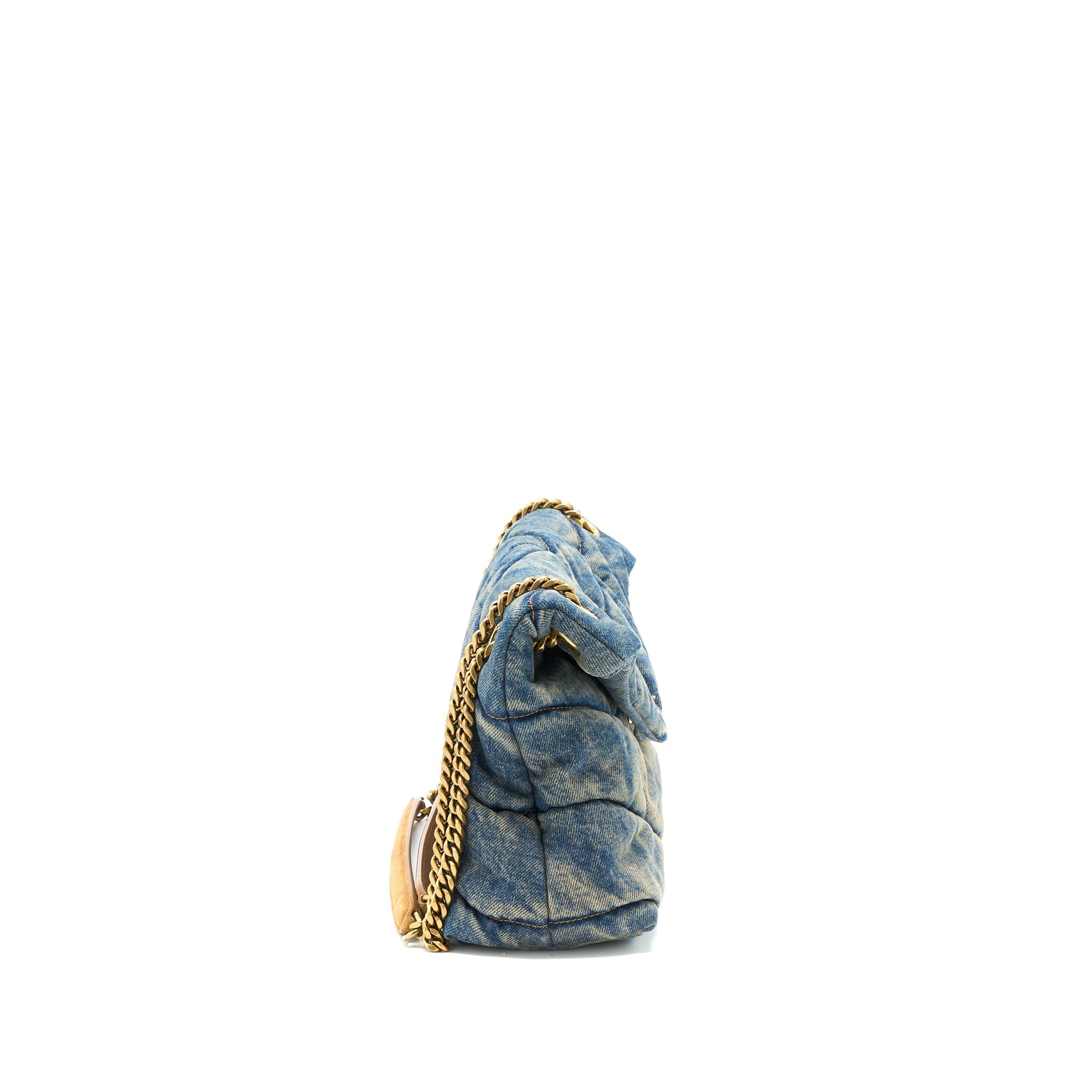 saint-laurent-small-puffer-chain-bag-denim-suede-blue-ruthenium-ghw-copy