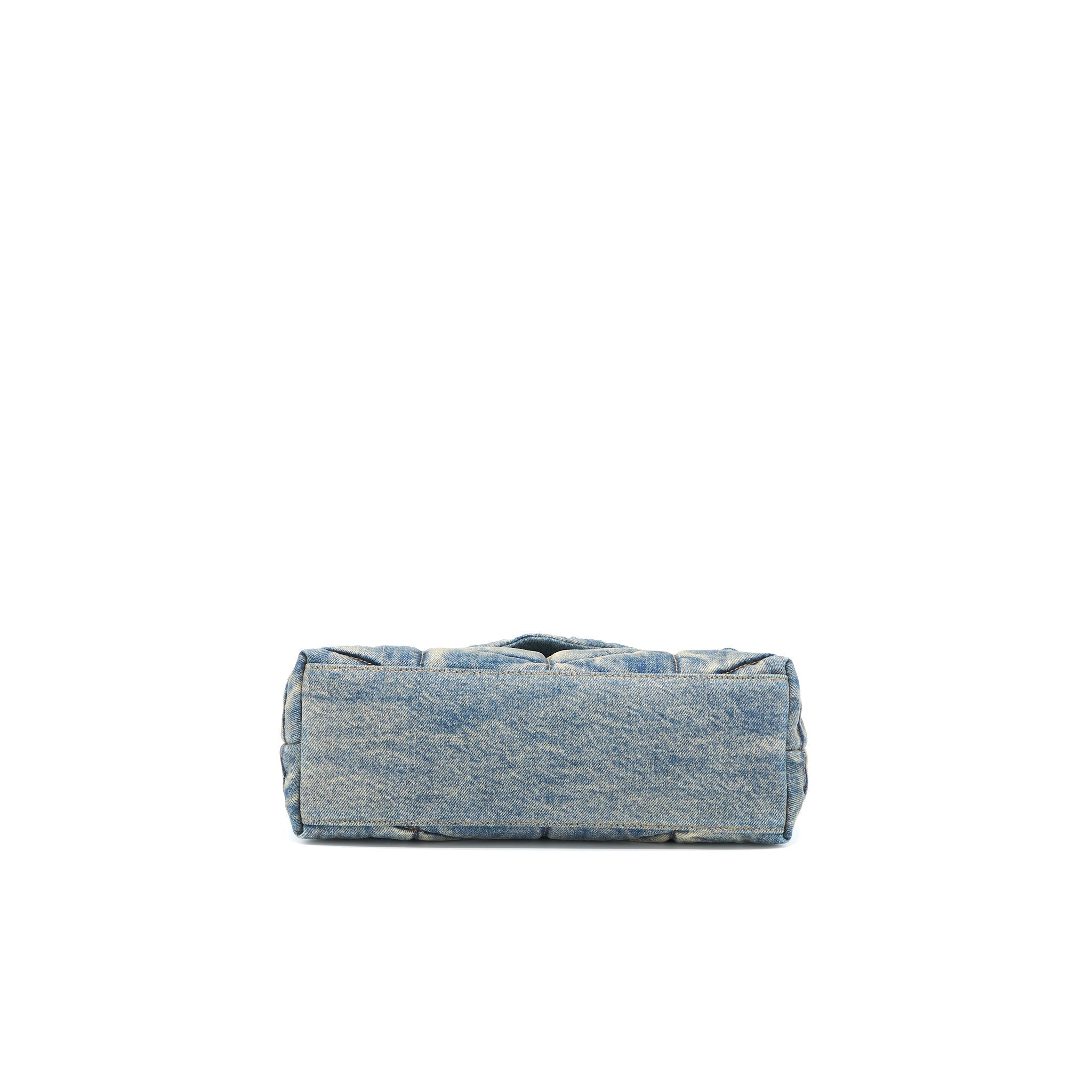 saint-laurent-small-puffer-chain-bag-denim-suede-blue-ruthenium-ghw-copy