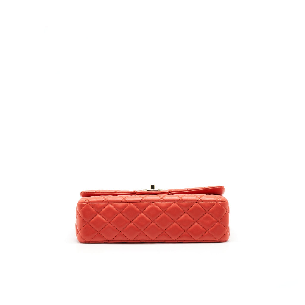 chanel-classic-medium-double-flap-lambskin-in-coral-lghw
