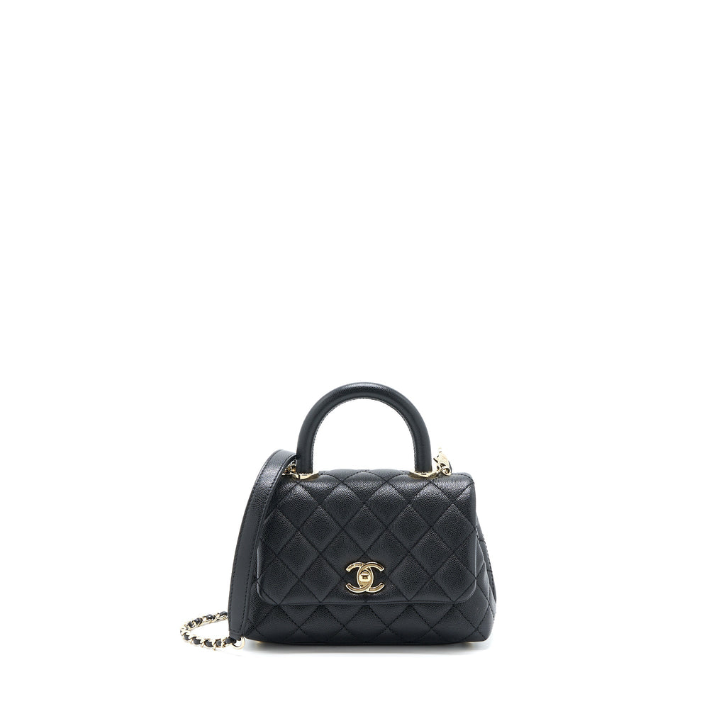 chanel-extra-mini-coco-handle-caviar-black-lghw
