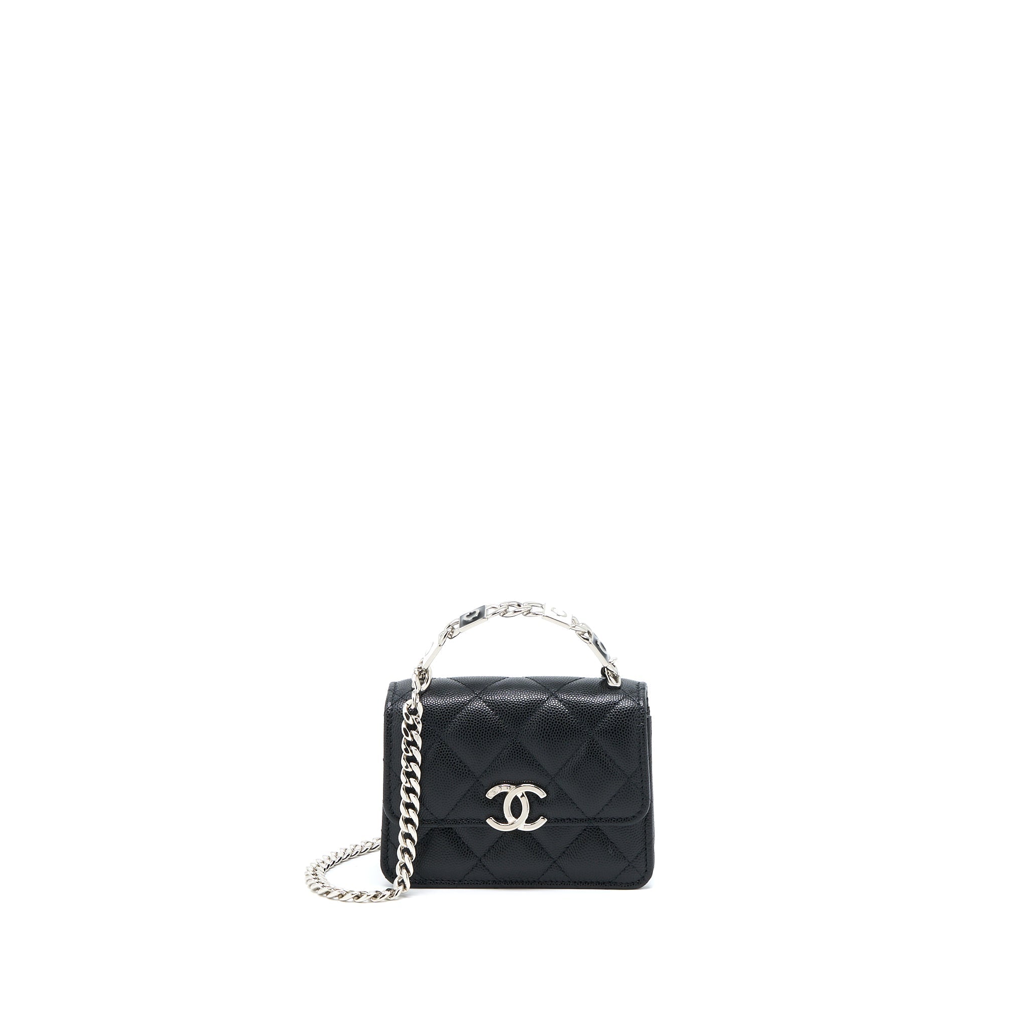 chanel-detailed-top-handle-mini-flap-bags-with-chain-caviar-black-shw