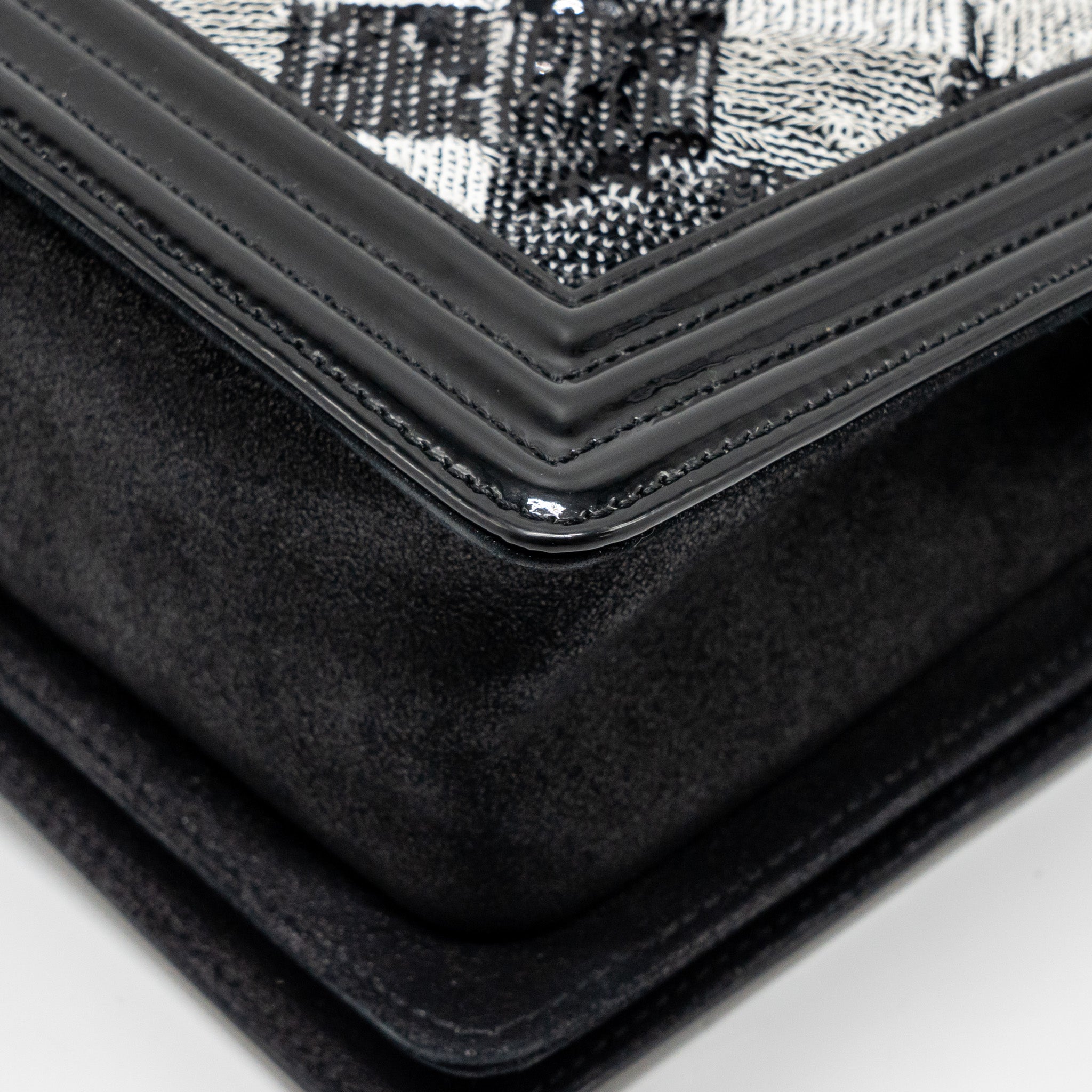 chanel-medium-boy-bag-sequin-patent-black-white-shw-copy