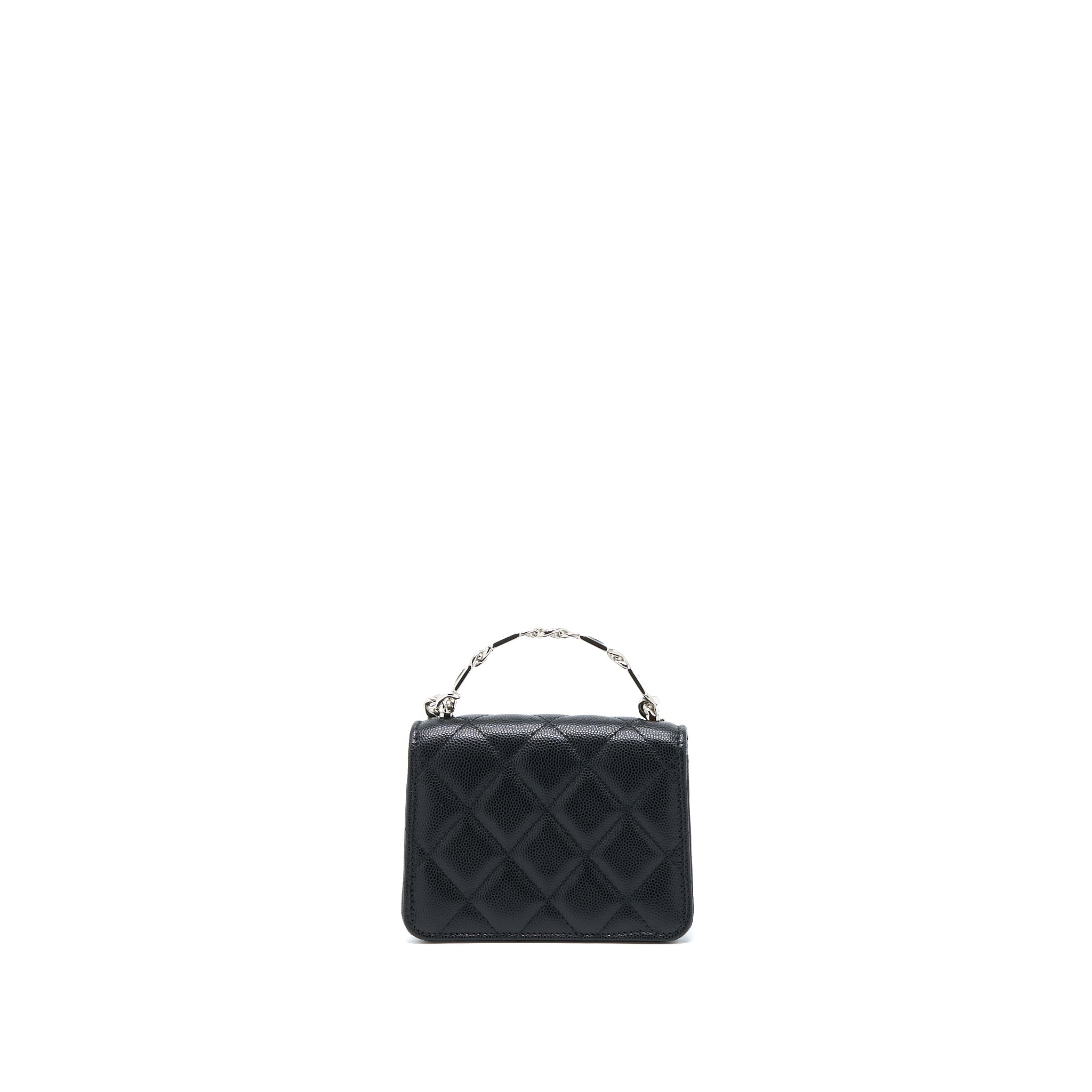 chanel-detailed-top-handle-mini-flap-bags-with-chain-caviar-black-shw