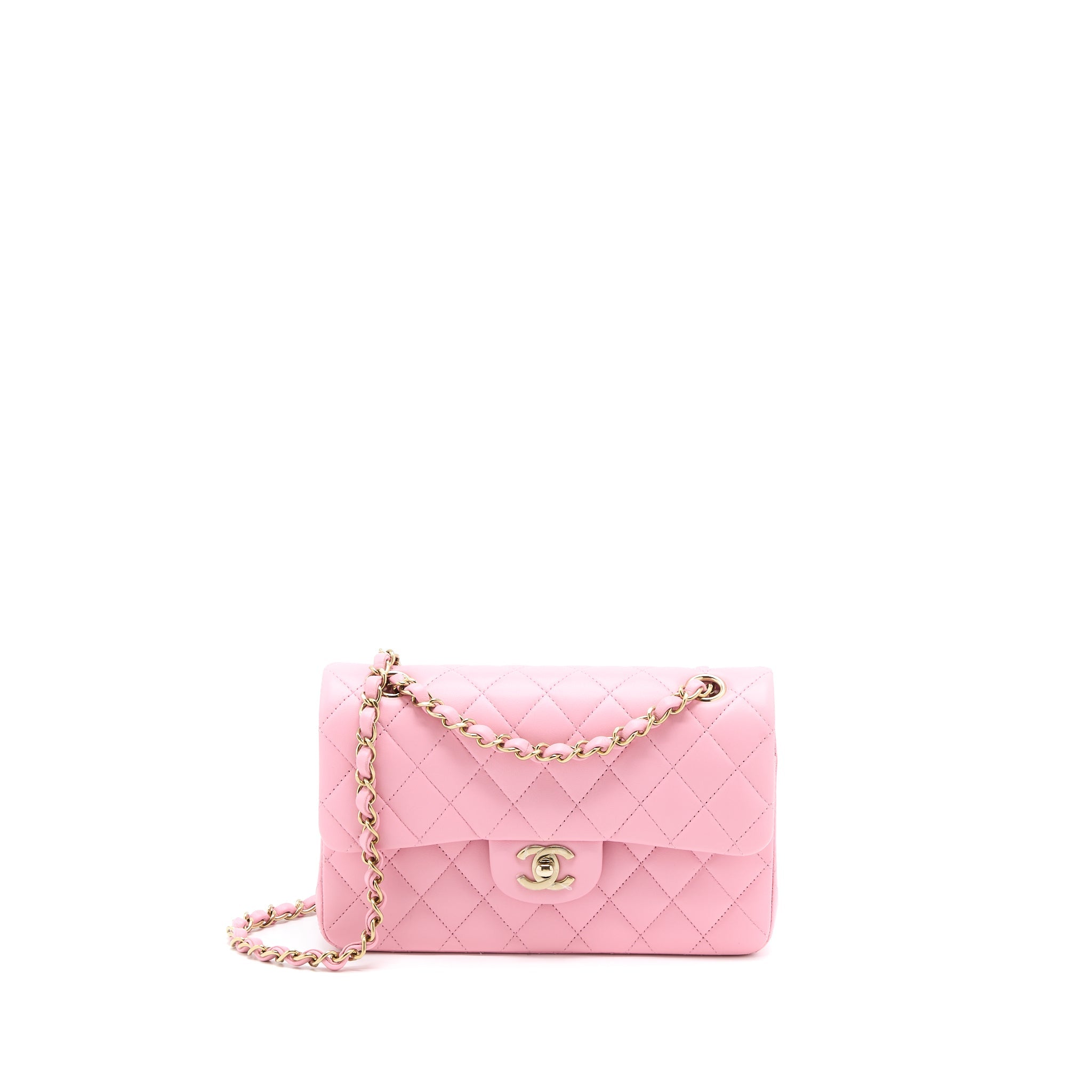 chanel-small-classic-flap-bag-lambskin-pink-lghw-microchip-1