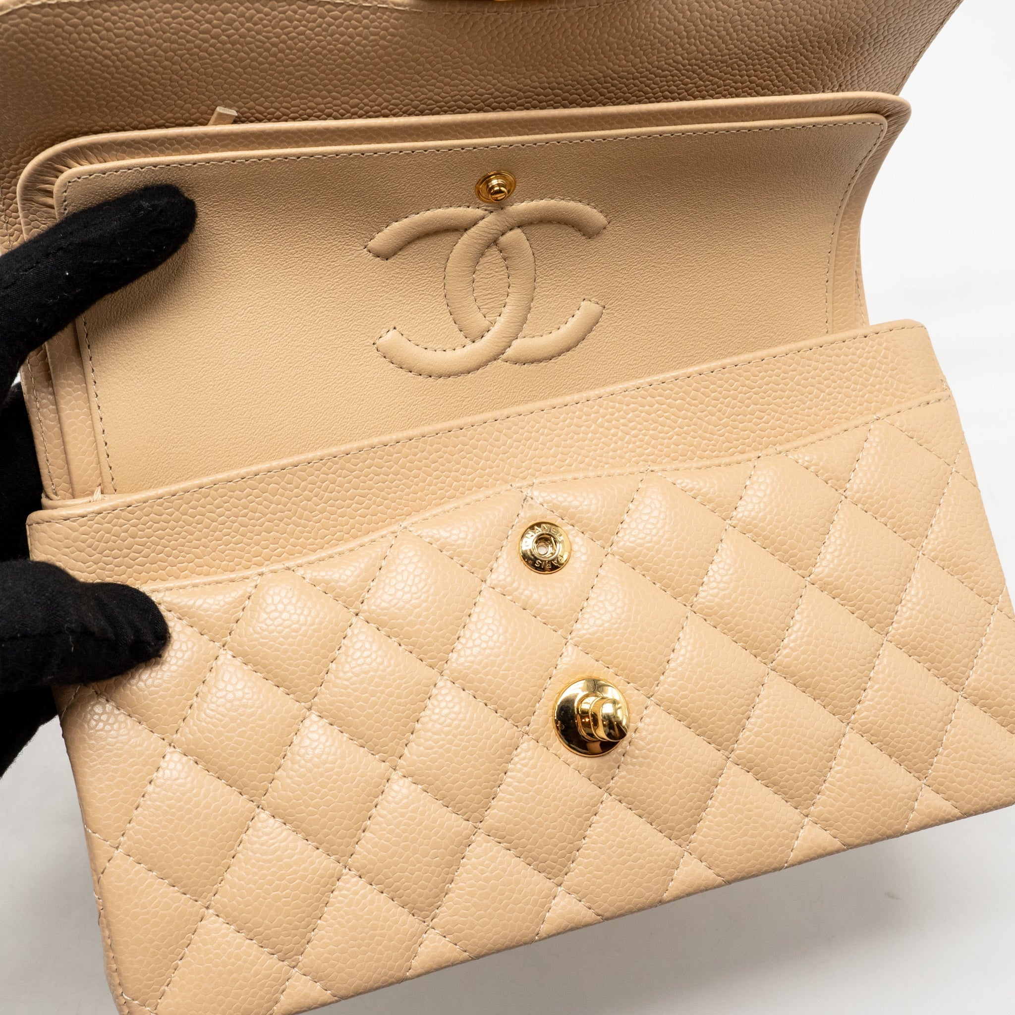 chanel-small-classic-double-flap-bag-caviar-beige-ghw-1