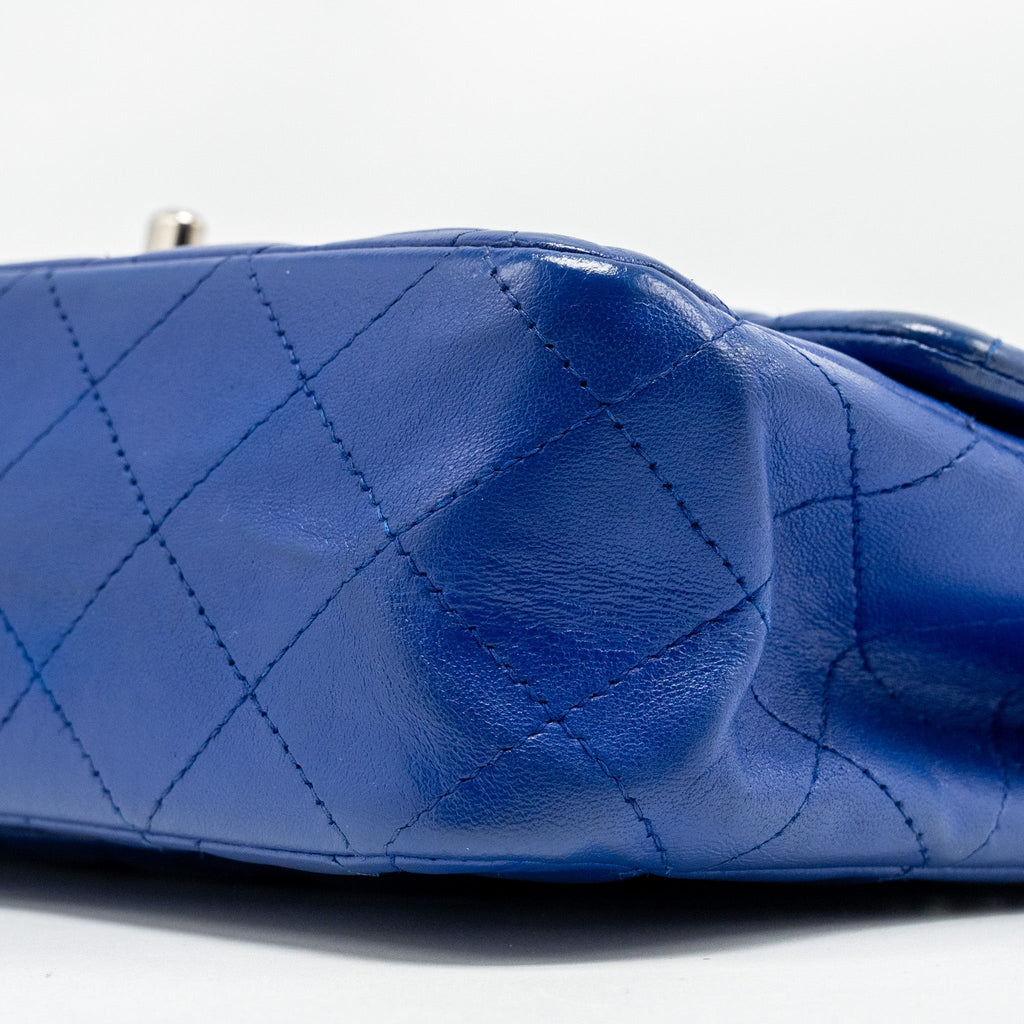 chanel-medium-classic-double-flap-bag-lambskin-blue-shw