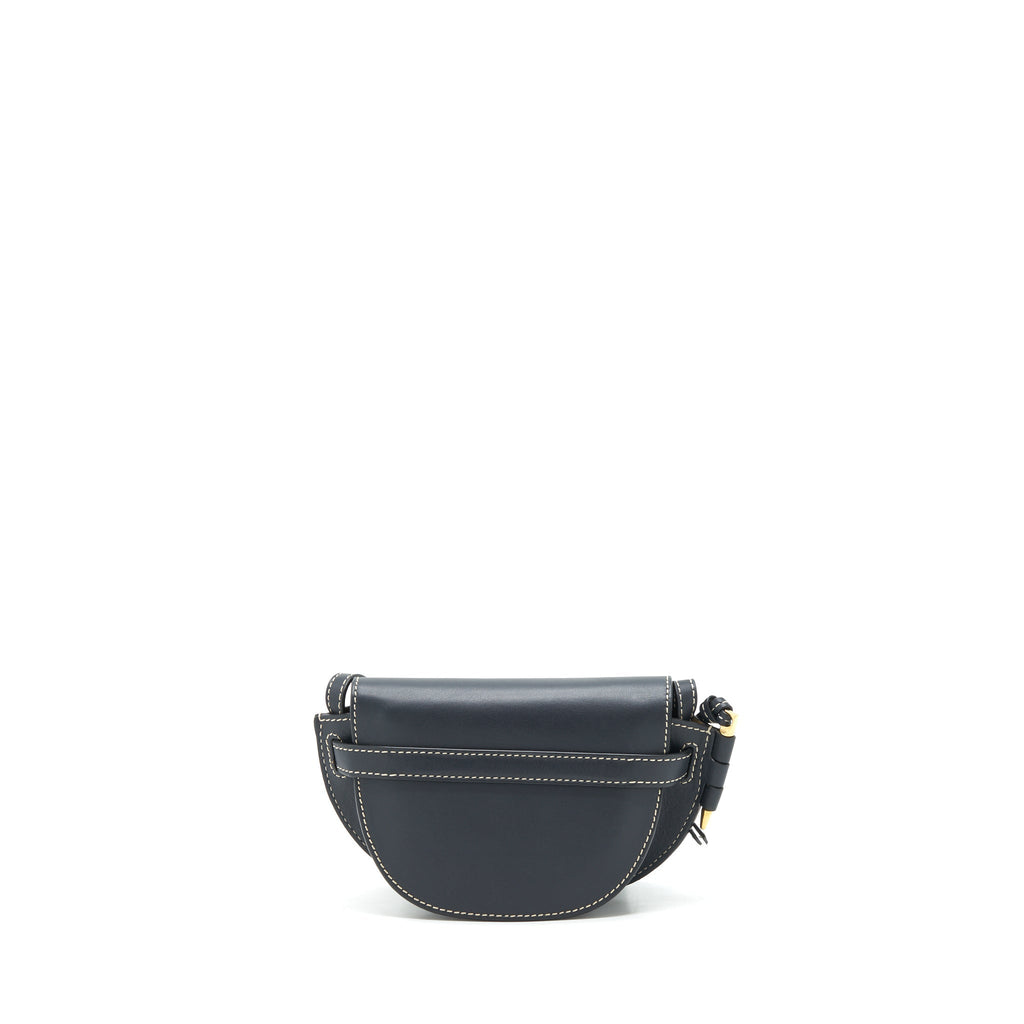 loewe-mini-gate-dual-bag-calfskin-black-ghw