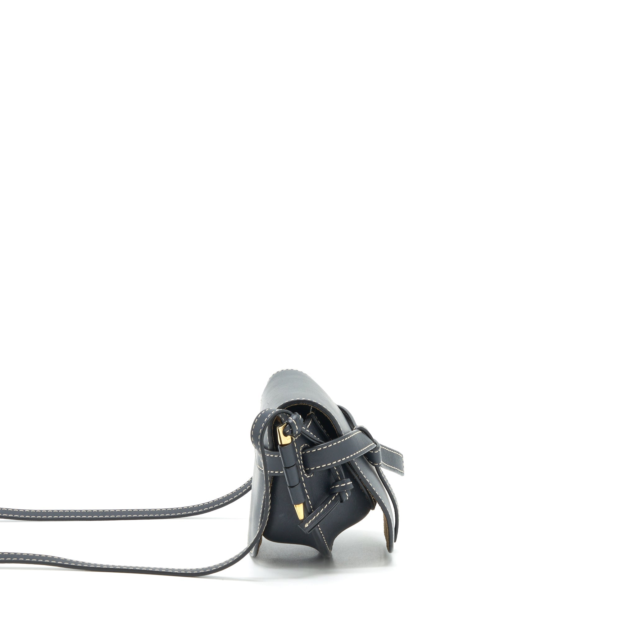 loewe-mini-gate-dual-bag-calfskin-black-ghw