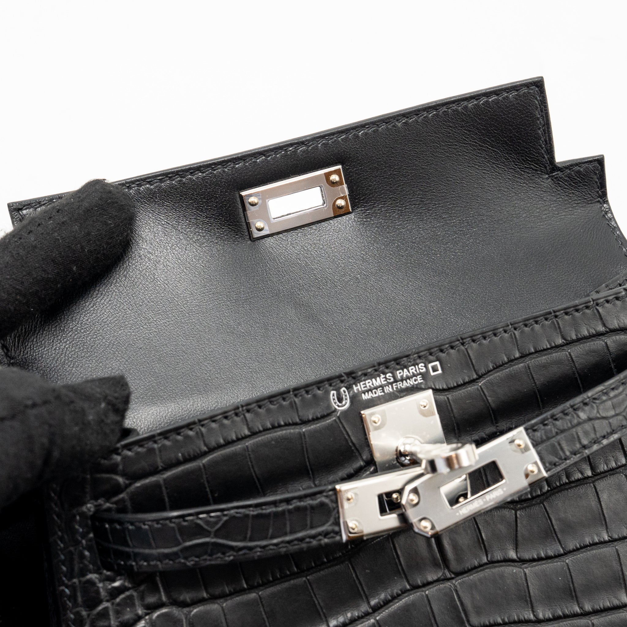 hermes-mini-kelly-ii-alligator-misssissippiensis-matt-black-shw-stamp-k