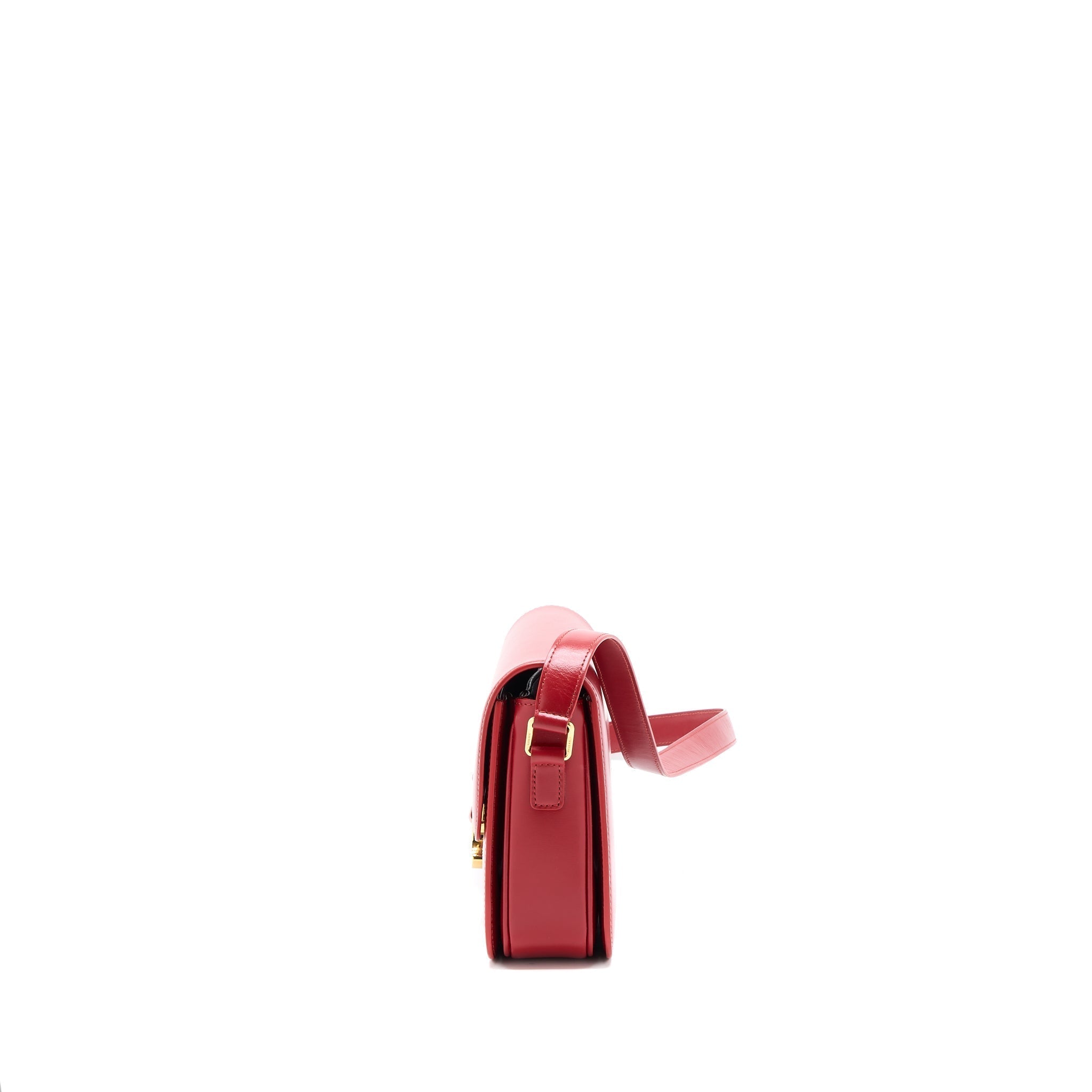 celine-medium-classique-triomphe-bag-shiny-calfskin-red-ghw