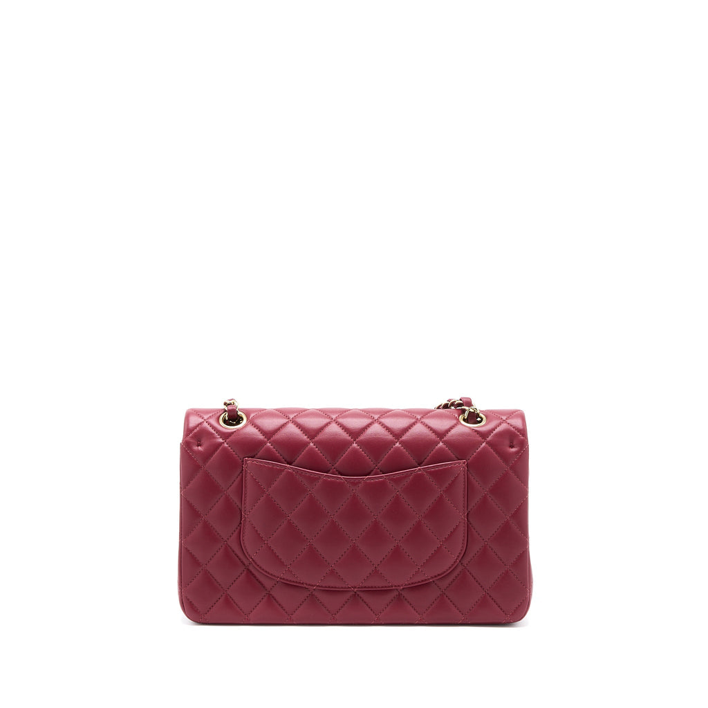 copy-of-chanel-medium-classic-flap-bag-lambskin-dark-red-lghw-microchip