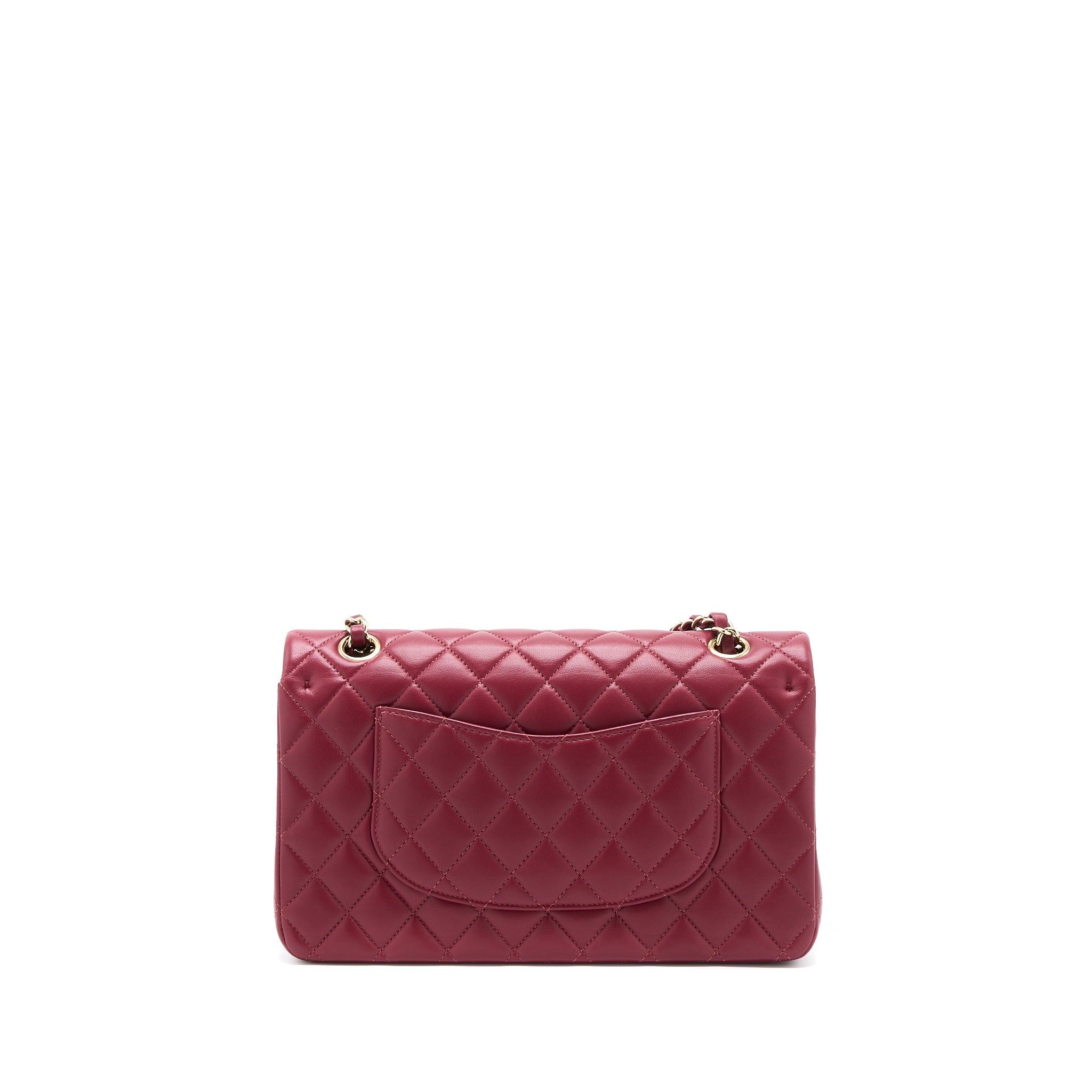 copy-of-chanel-medium-classic-flap-bag-lambskin-dark-red-lghw-microchip