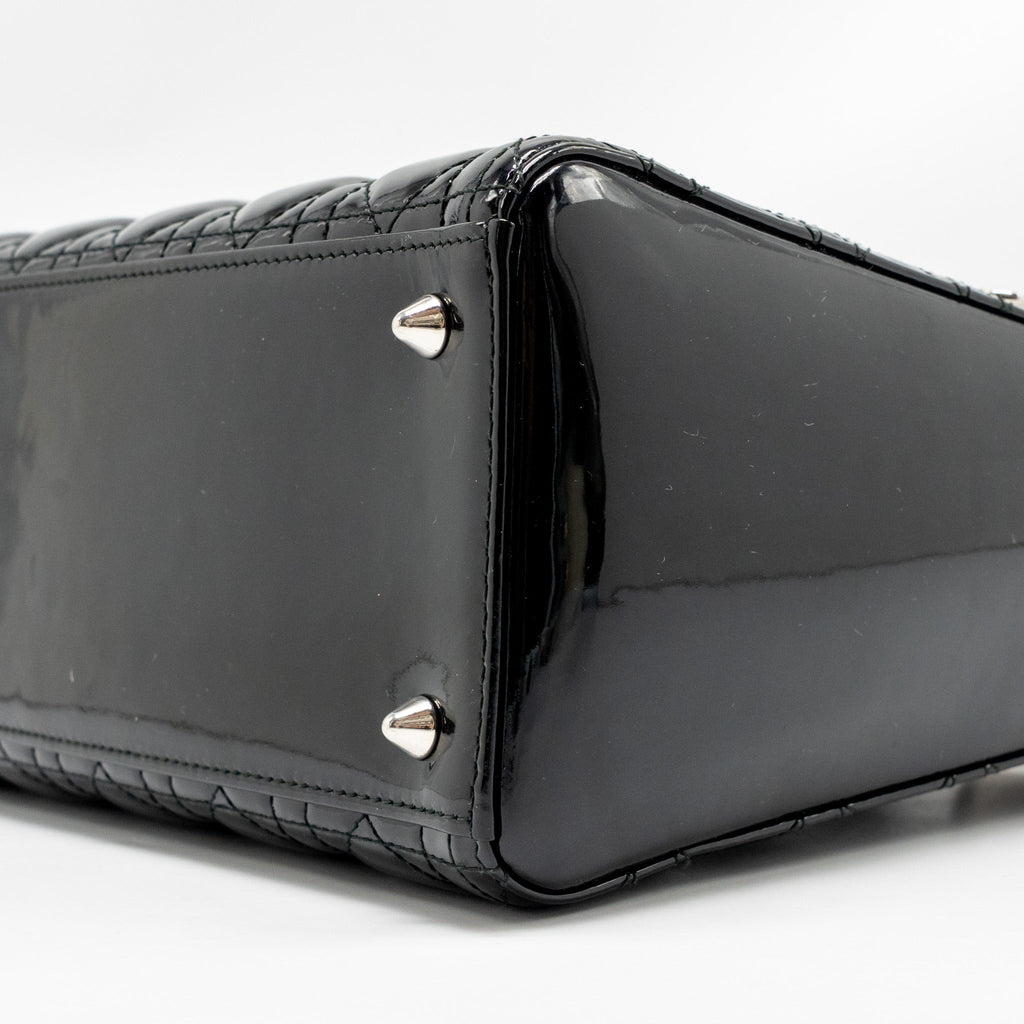 dior-medium-lady-dior-patent-leather-black-shw-1