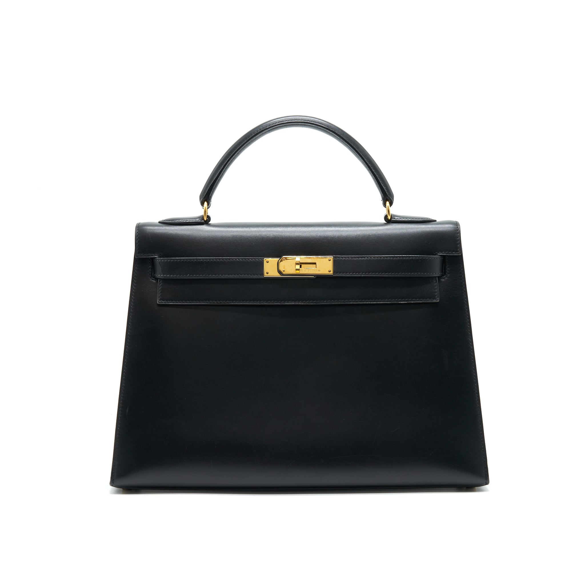 hermes-vintage-kelly-32-box-leather-black-ghw-strap-missing