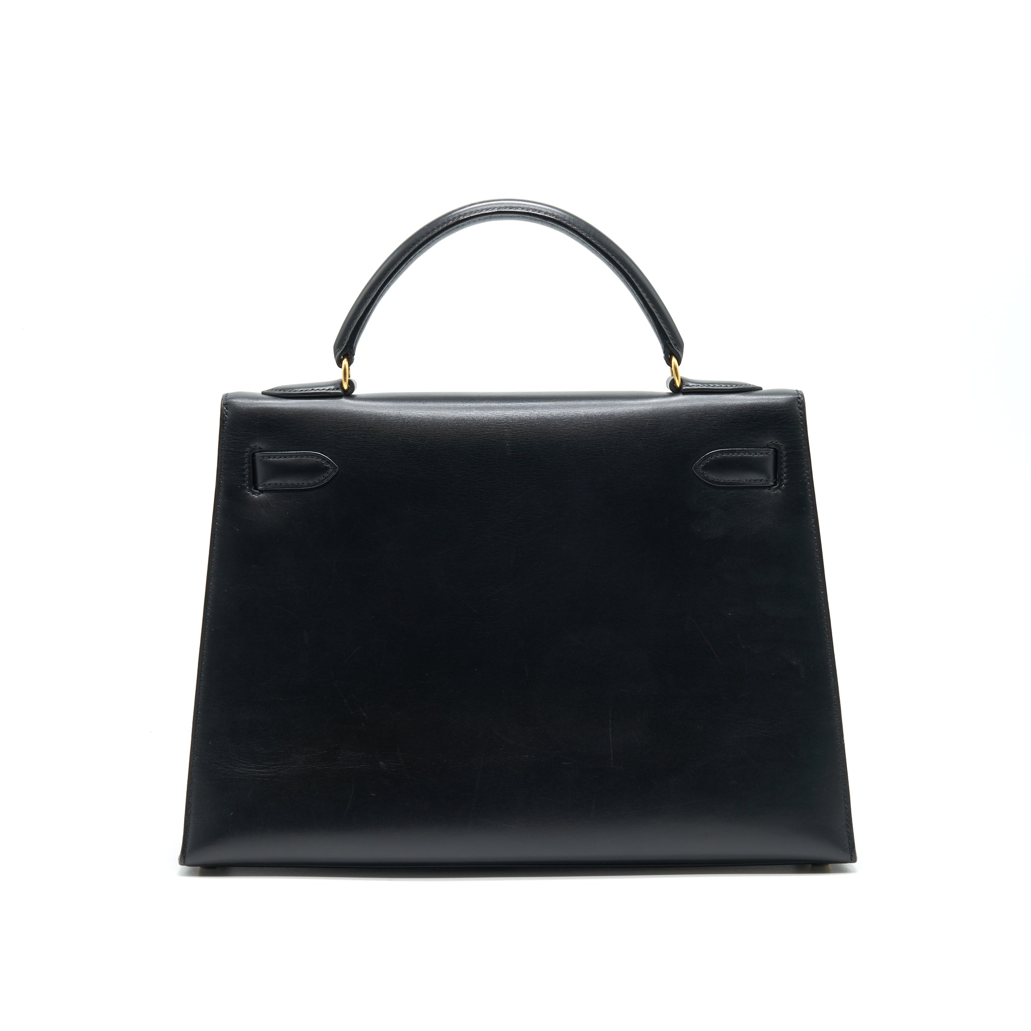 hermes-vintage-kelly-32-box-leather-black-ghw-strap-missing