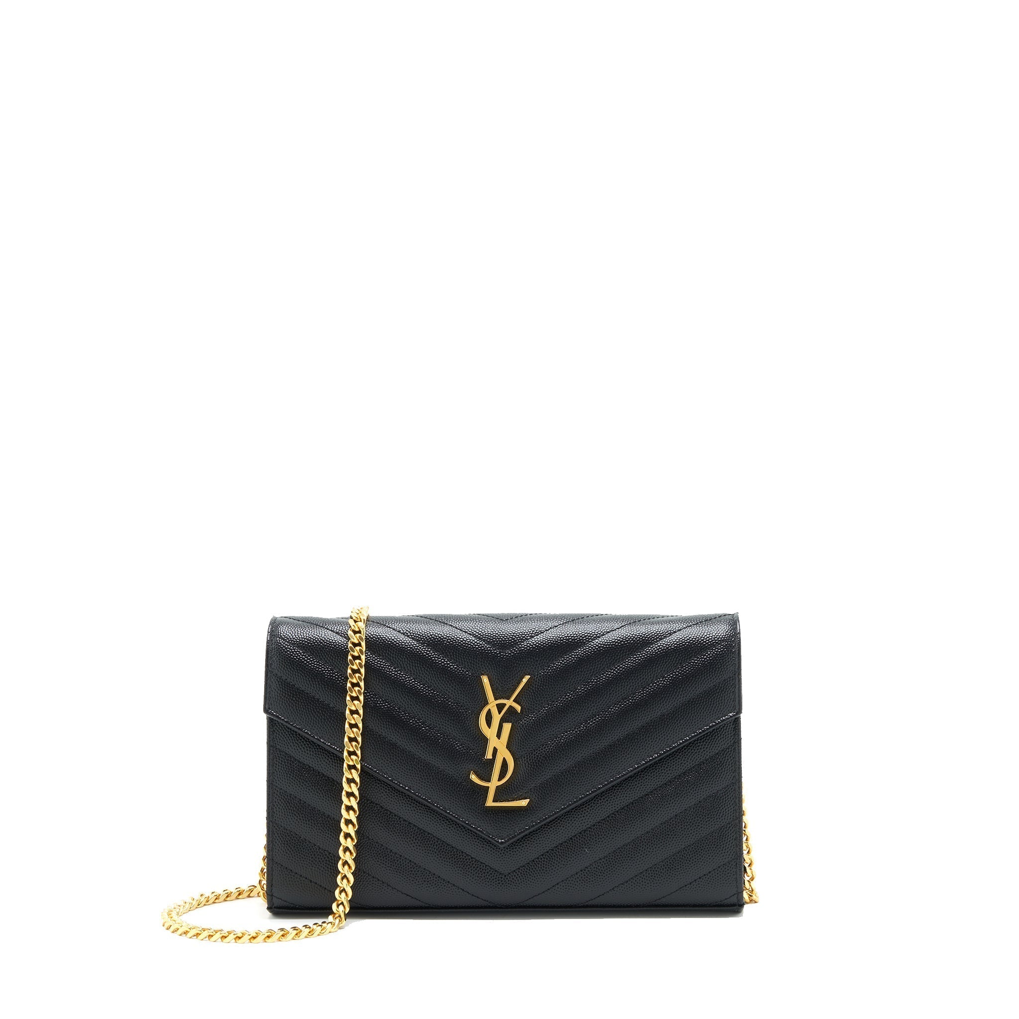 saint-laurent-envelope-chain-crossbody-bag-grained-calfskin-black-ghw-1