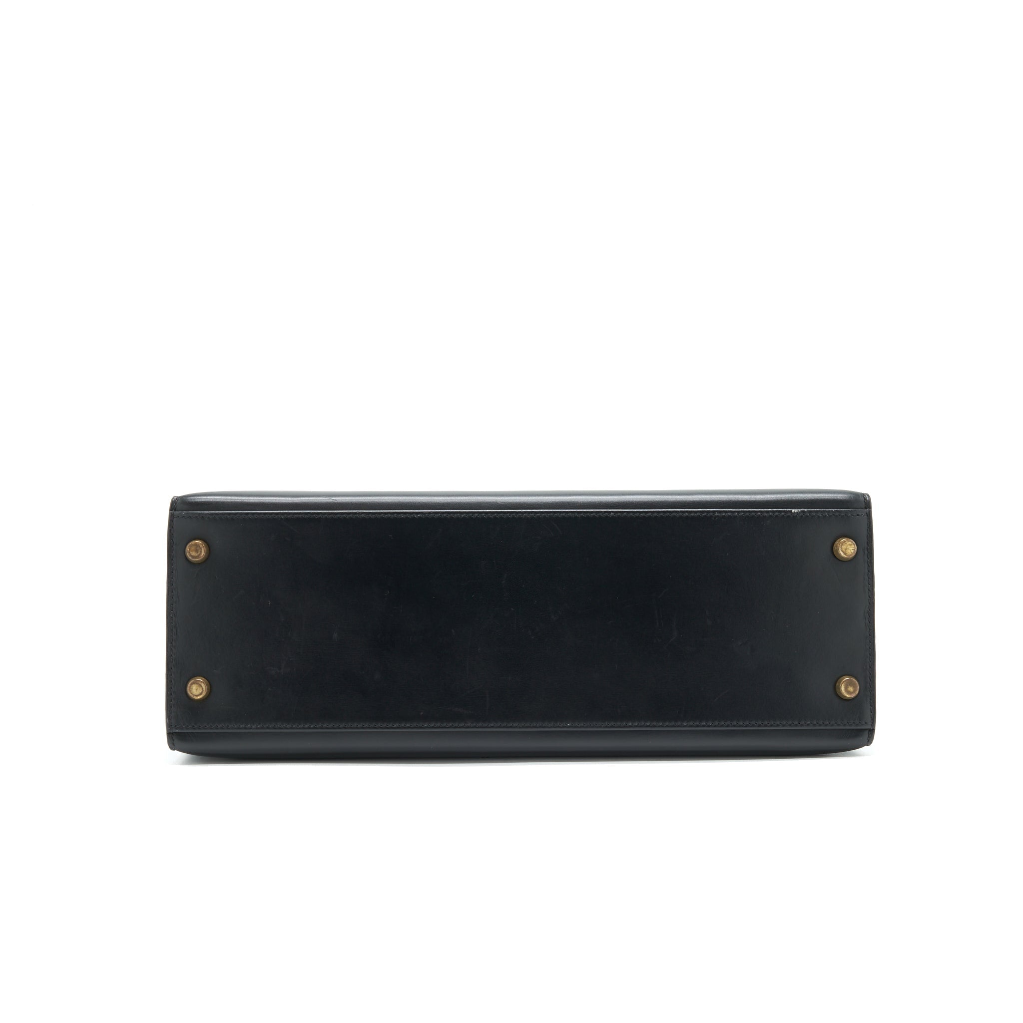 hermes-vintage-kelly-32-box-leather-black-ghw-strap-missing