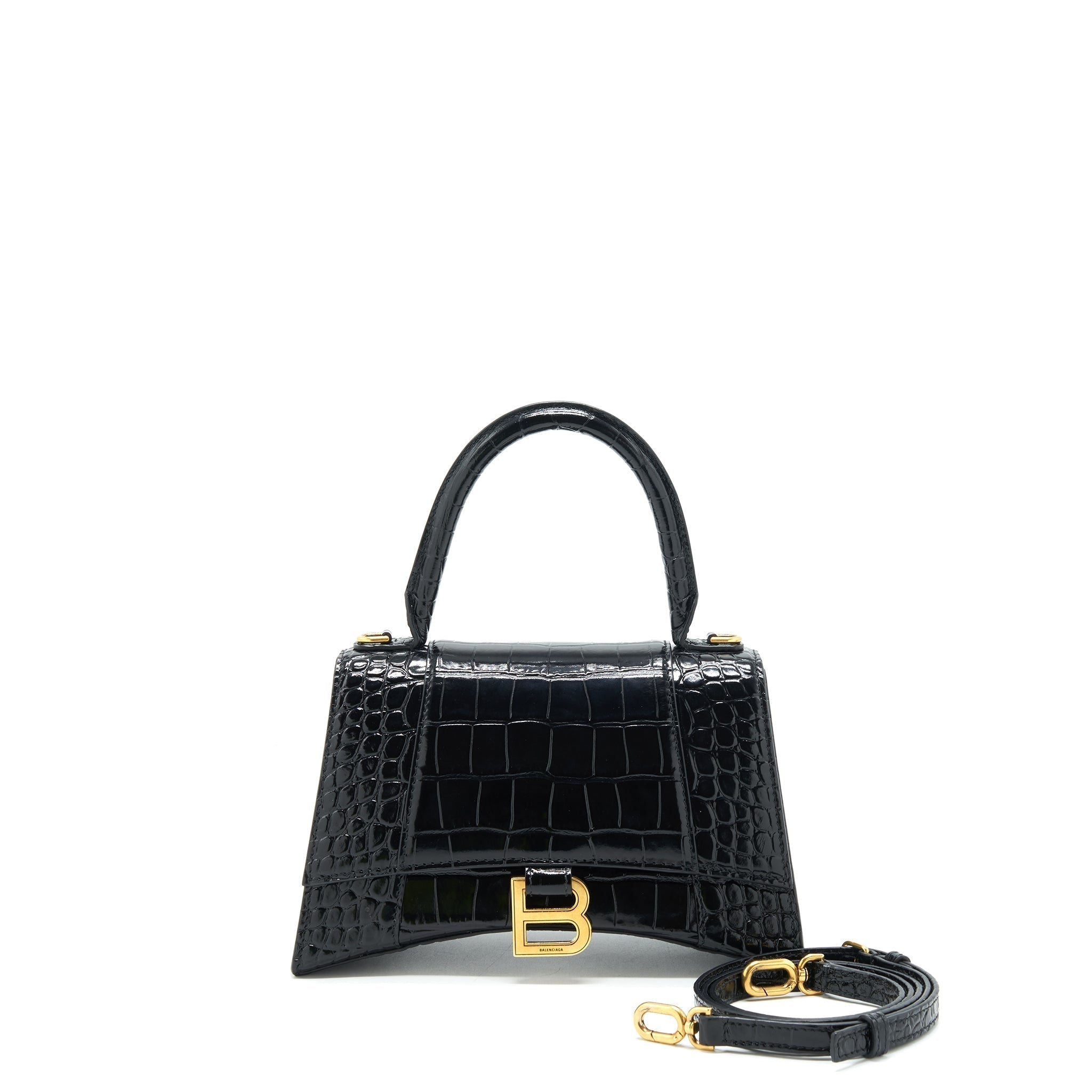 balenciaga-hourglass-s-croc-embossed-leather-handbag-black-ghw