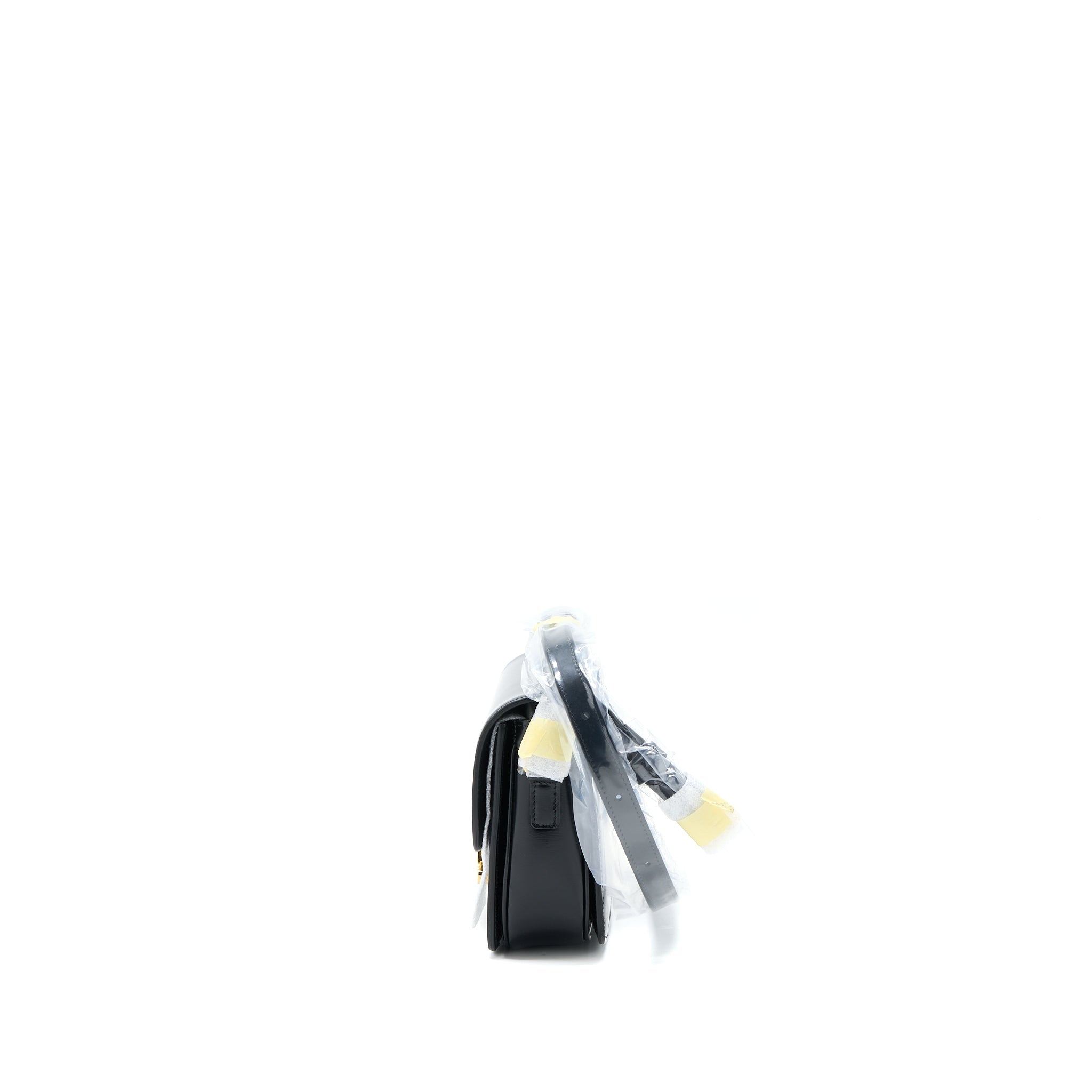 celine-teen-triomphe-shoulder-bag-calfskin-black-ghw