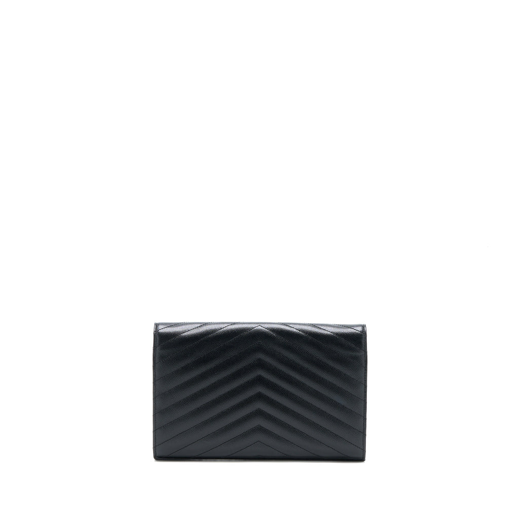saint-laurent-envelop-chain-wallet-grained-calfskin-black-shw