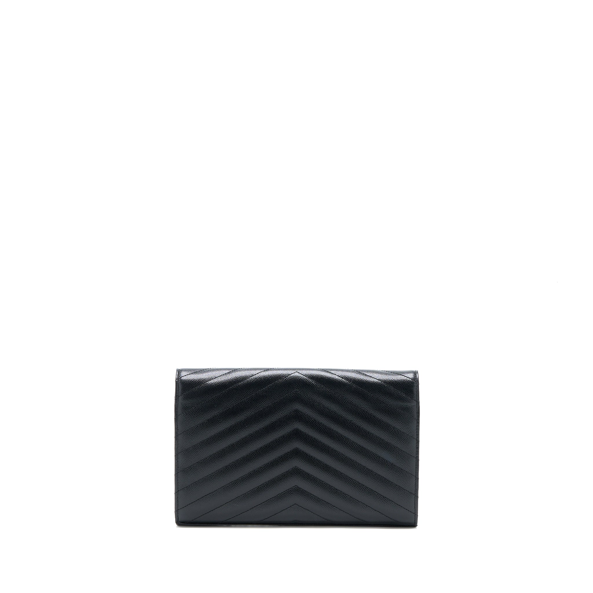 saint-laurent-envelop-chain-wallet-grained-calfskin-black-shw