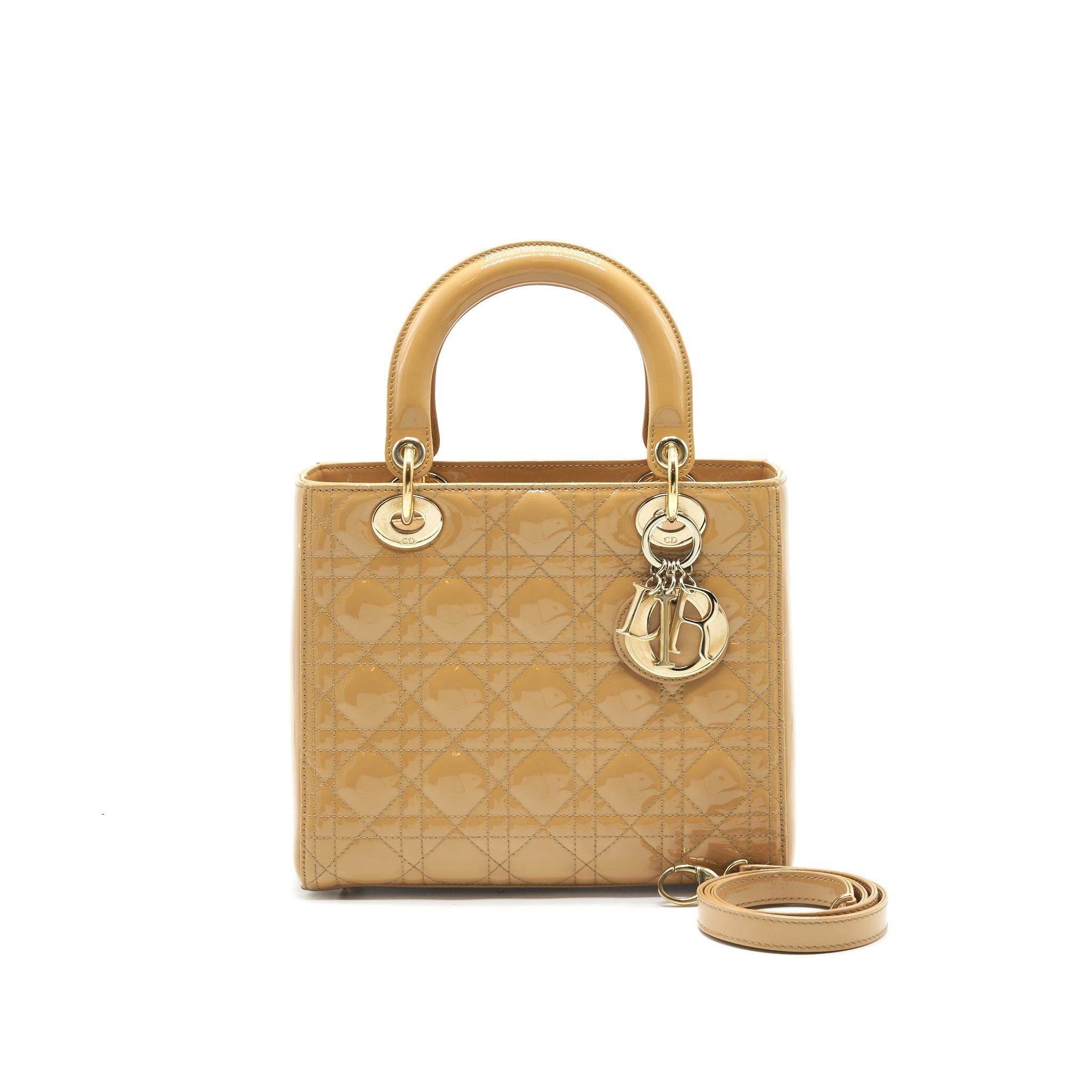 christian-dior-medium-lady-dior-patent-leather-beige-ghw