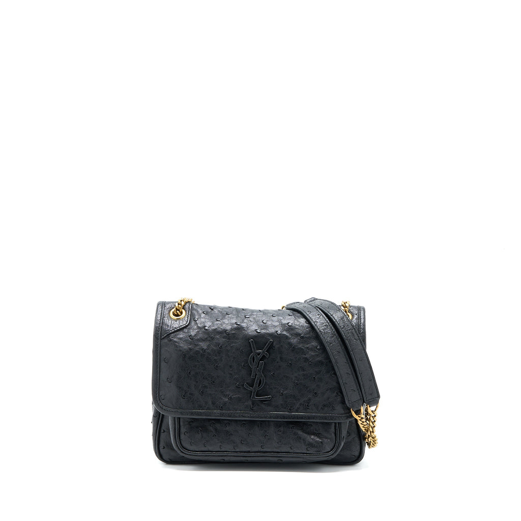 saint-laurent-niki-baby-ostrich-black-ghw
