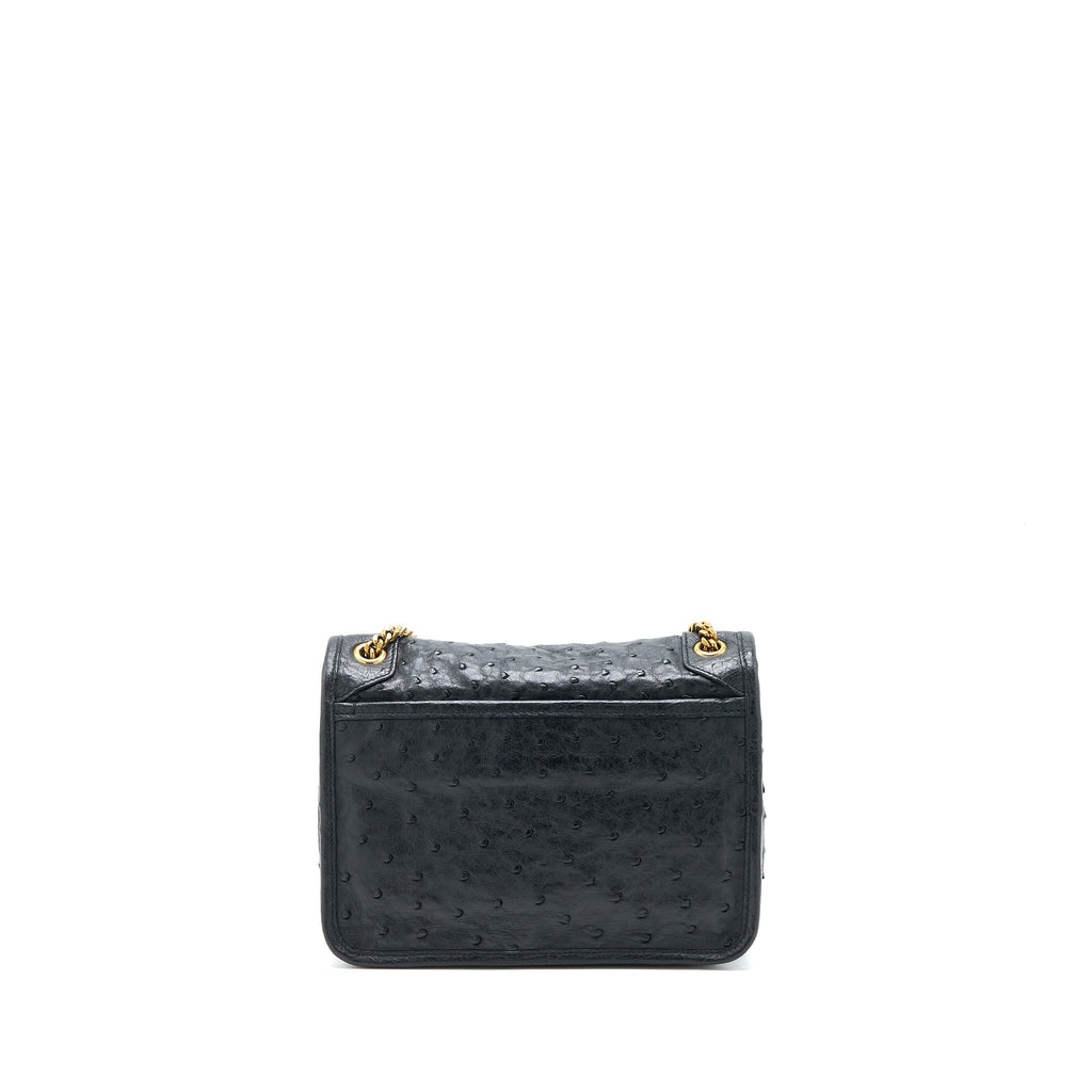 saint-laurent-niki-baby-ostrich-black-ghw