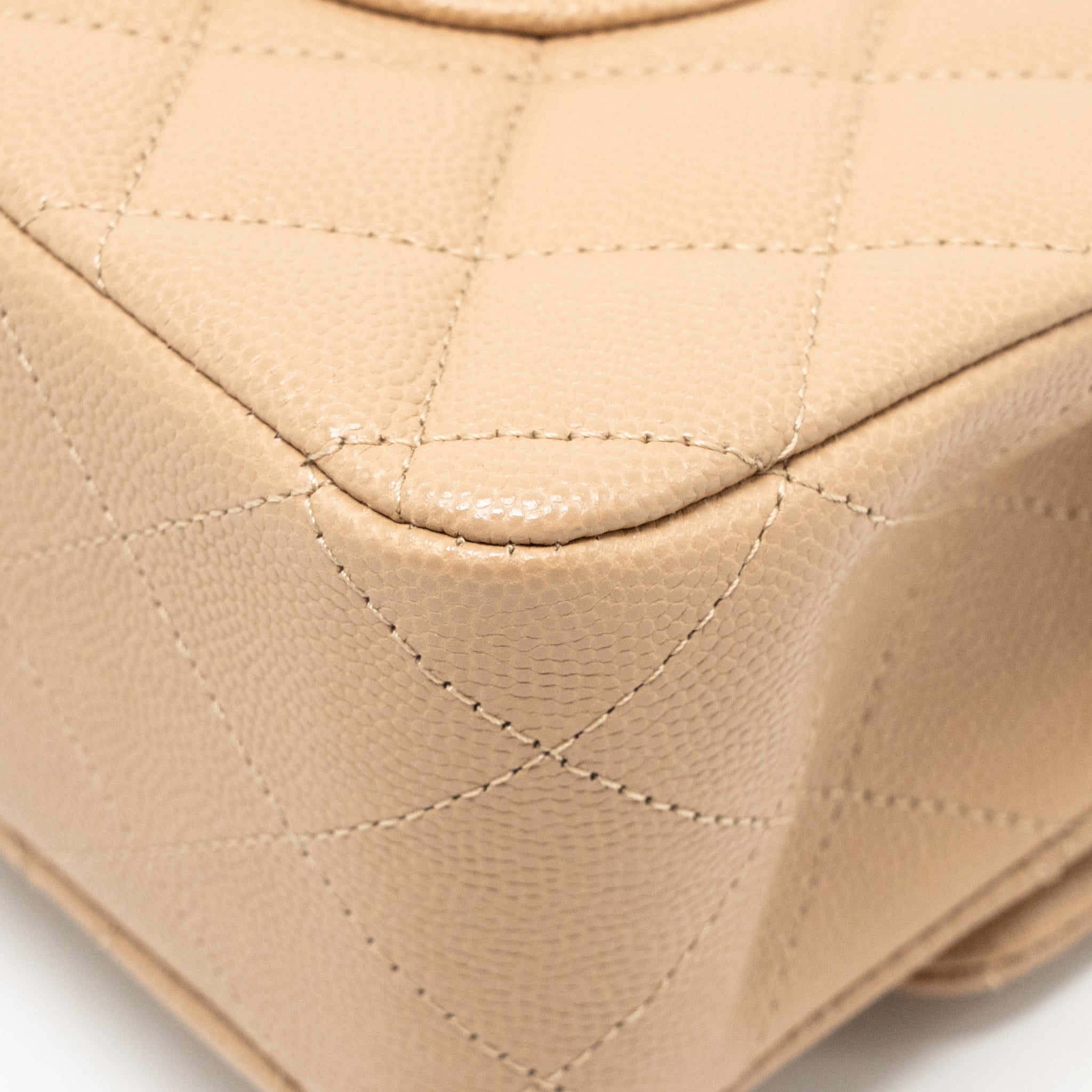 chanel-medium-classic-double-flap-bag-dark-beige-lghw