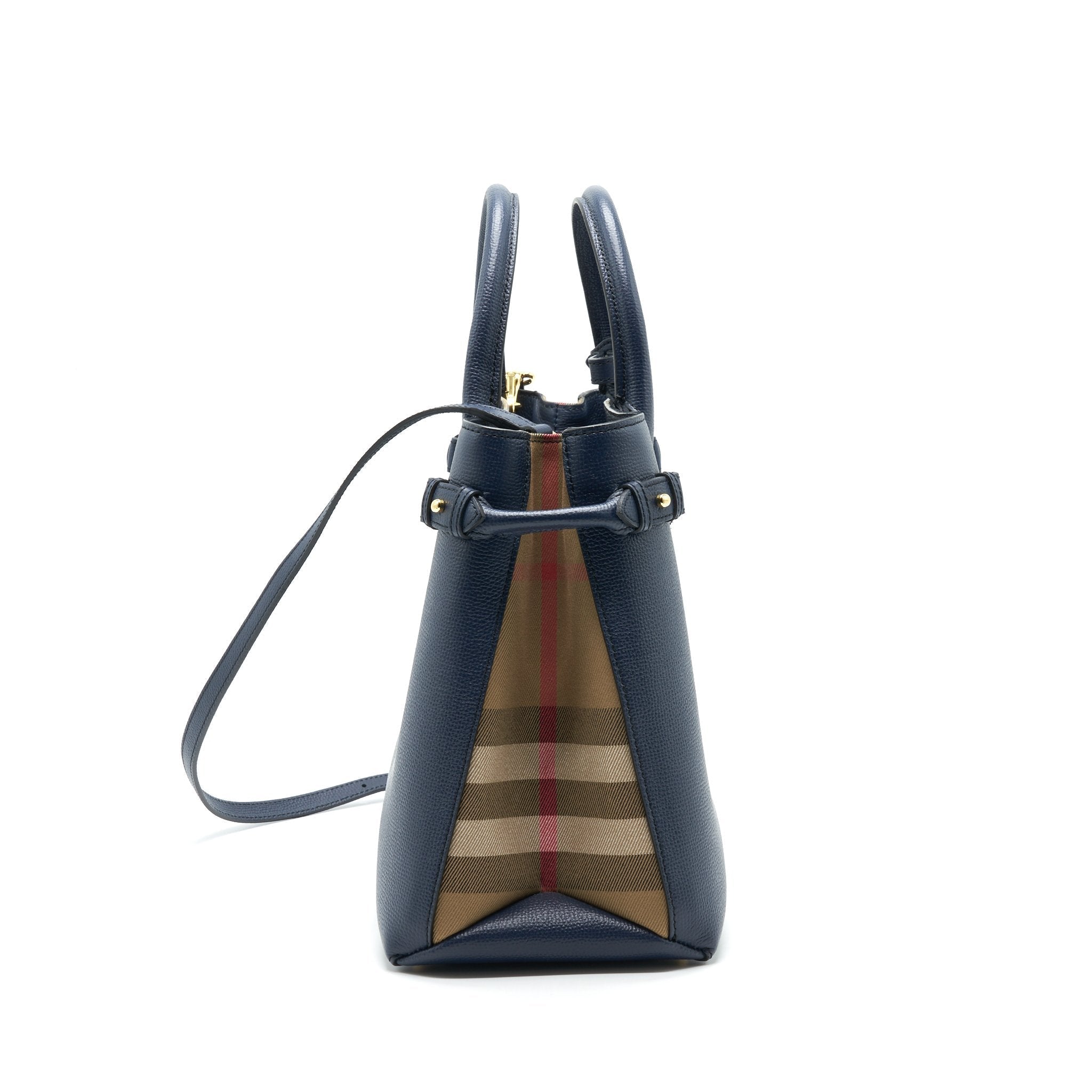 burberry-leather-canvas-tote-bag-navy-ghw