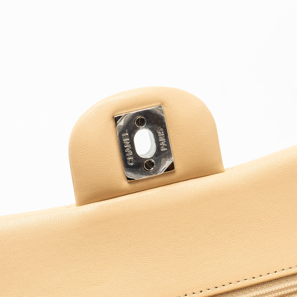 chanel-small-classic-double-flap-bag-lambskin-beige-shwmicrochip