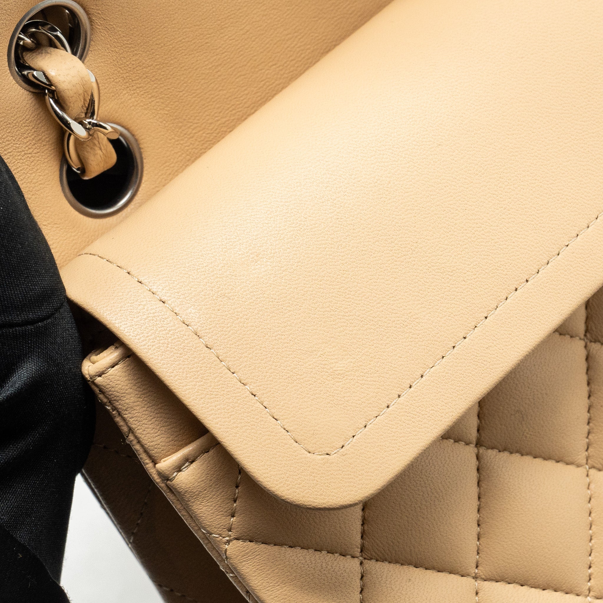 chanel-small-classic-double-flap-bag-lambskin-beige-shwmicrochip