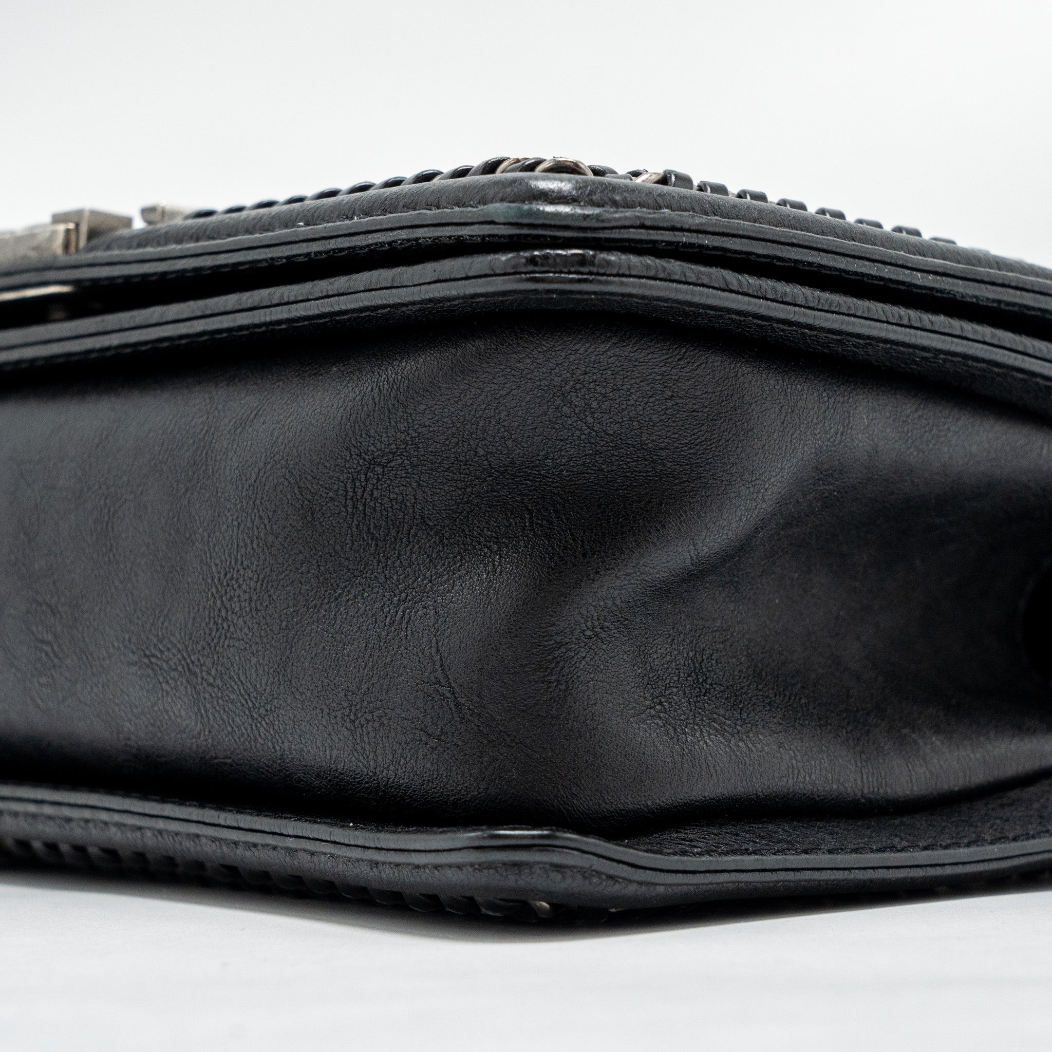 chanel-top-handle-boy-bag-limited-edition-grained-calfskin-black-ruthenium-silver-hardware-copy