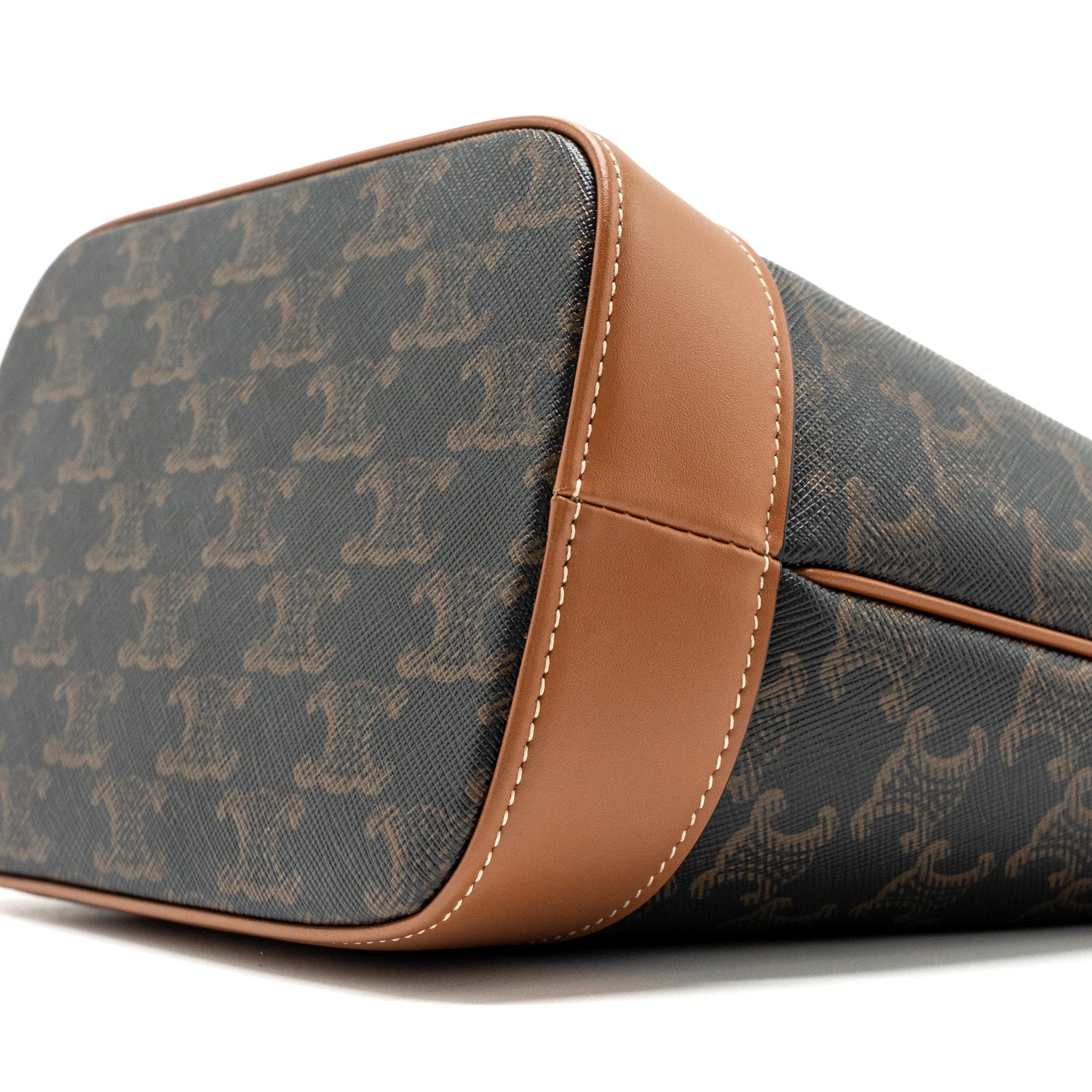 celine-small-bucket-bag-triomphe-canvas-leather-ghw
