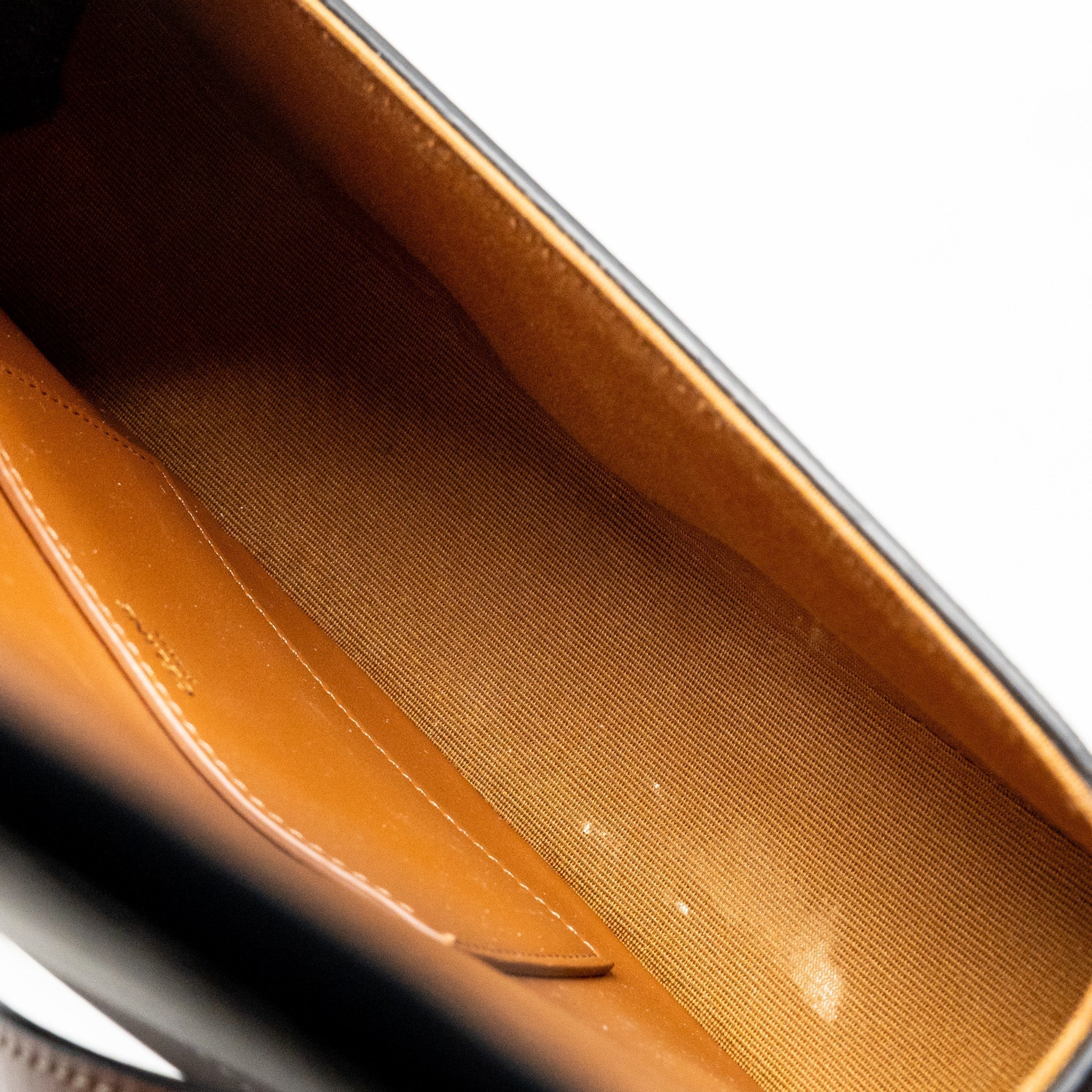celine-clutch-on-strap-tabou-triomphe-canvas-calfskin-tan-ghw-1